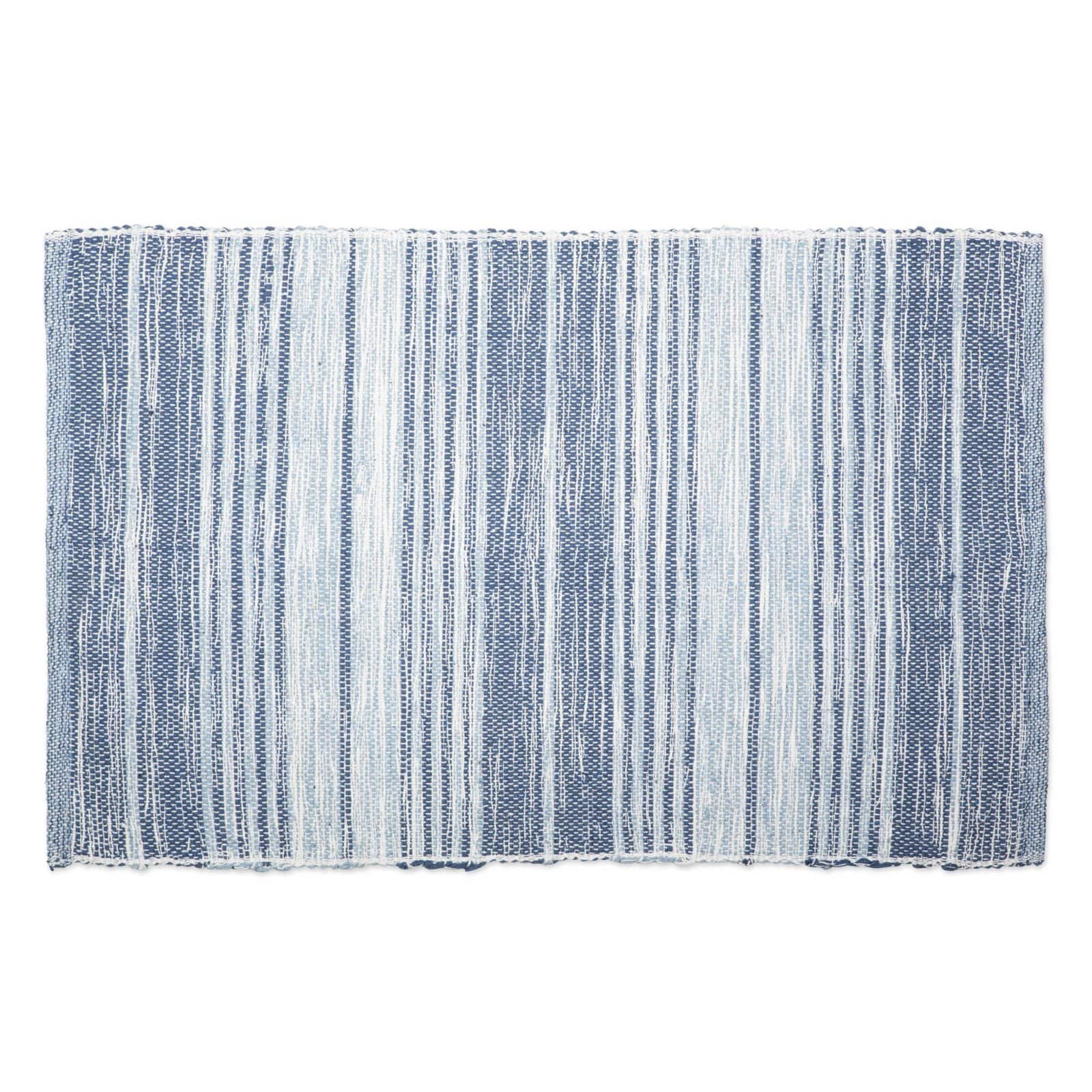 DII® Variegated French Blue Recycled Yarn Rug , 2ft. x 3ft.
