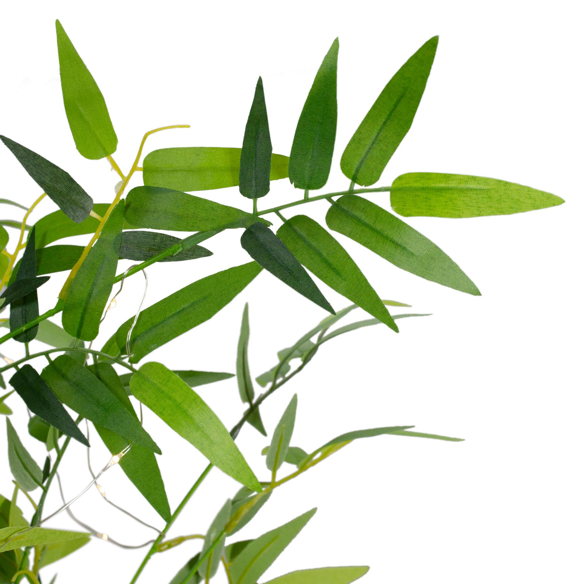 24" Potted LED Bamboo Plant