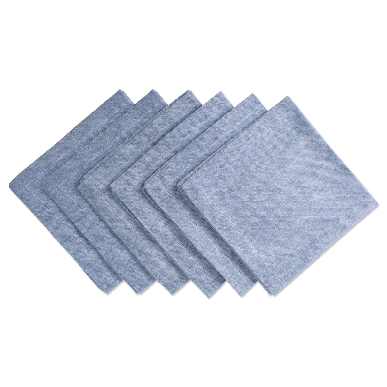 DII® Solid Chambray Oversized Napkin, 6ct.