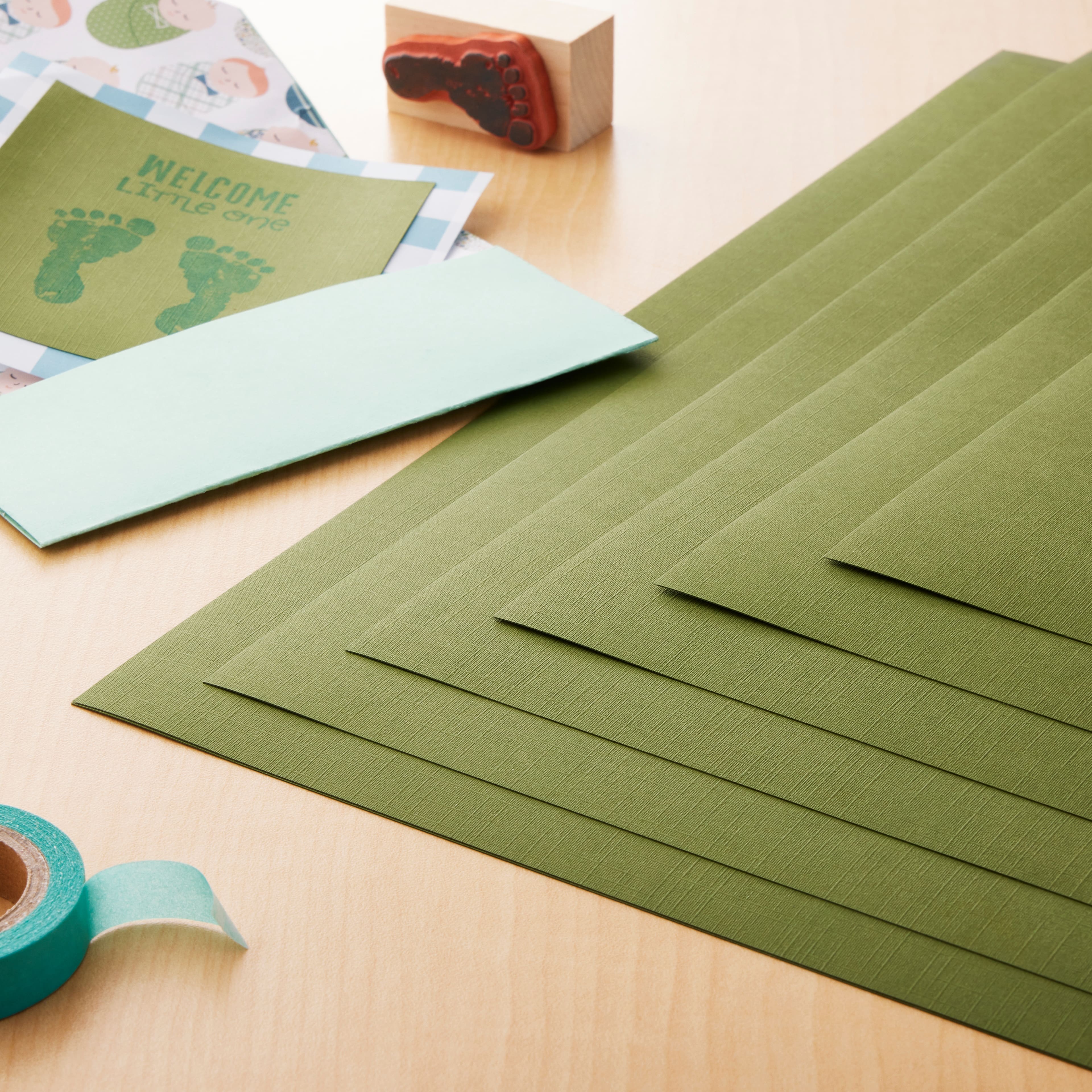 48 Pack: Linen Paper by Recollections&#x2122;, 12&#x22; x 12&#x22;