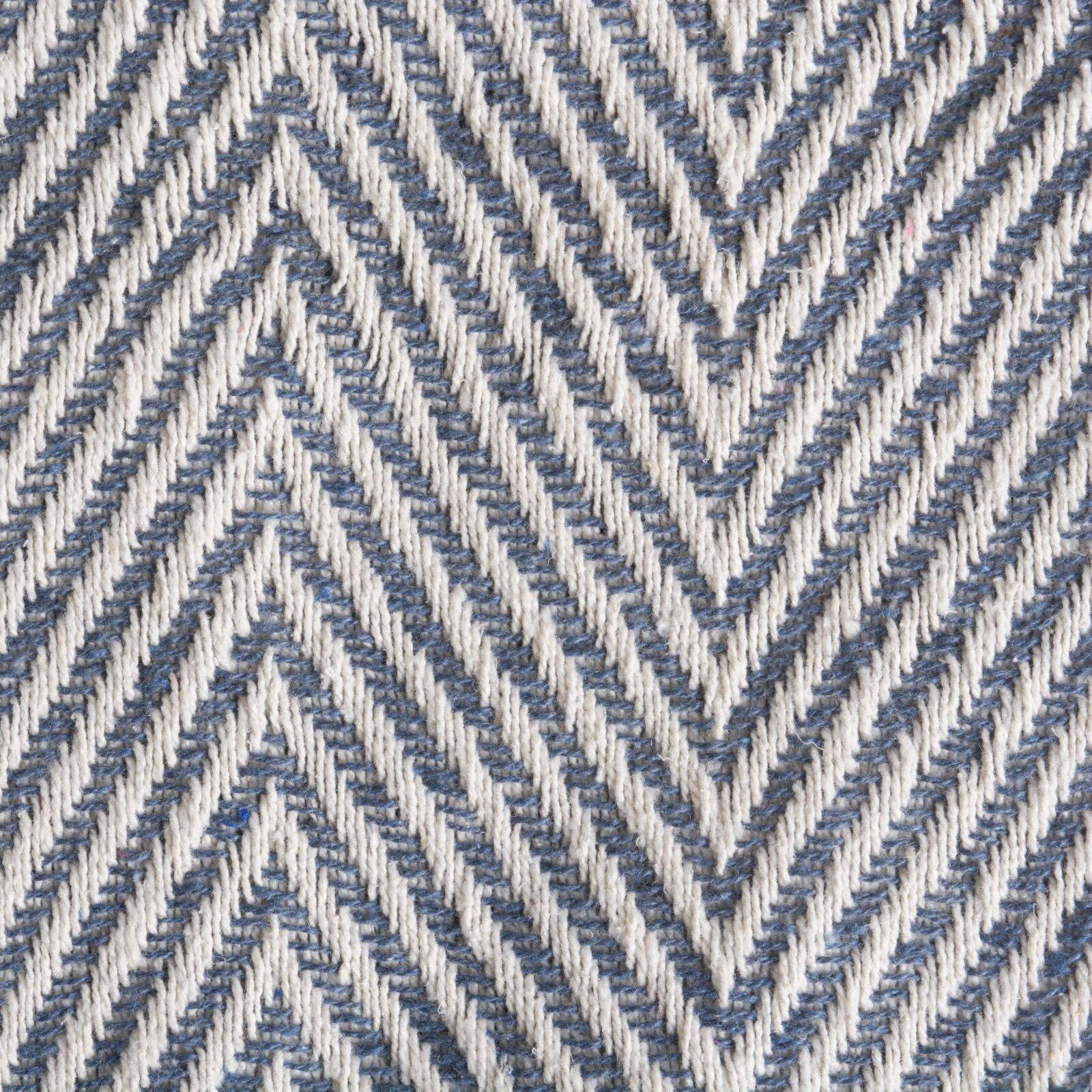DII&#xAE; French Blue Urban Chevron Throw