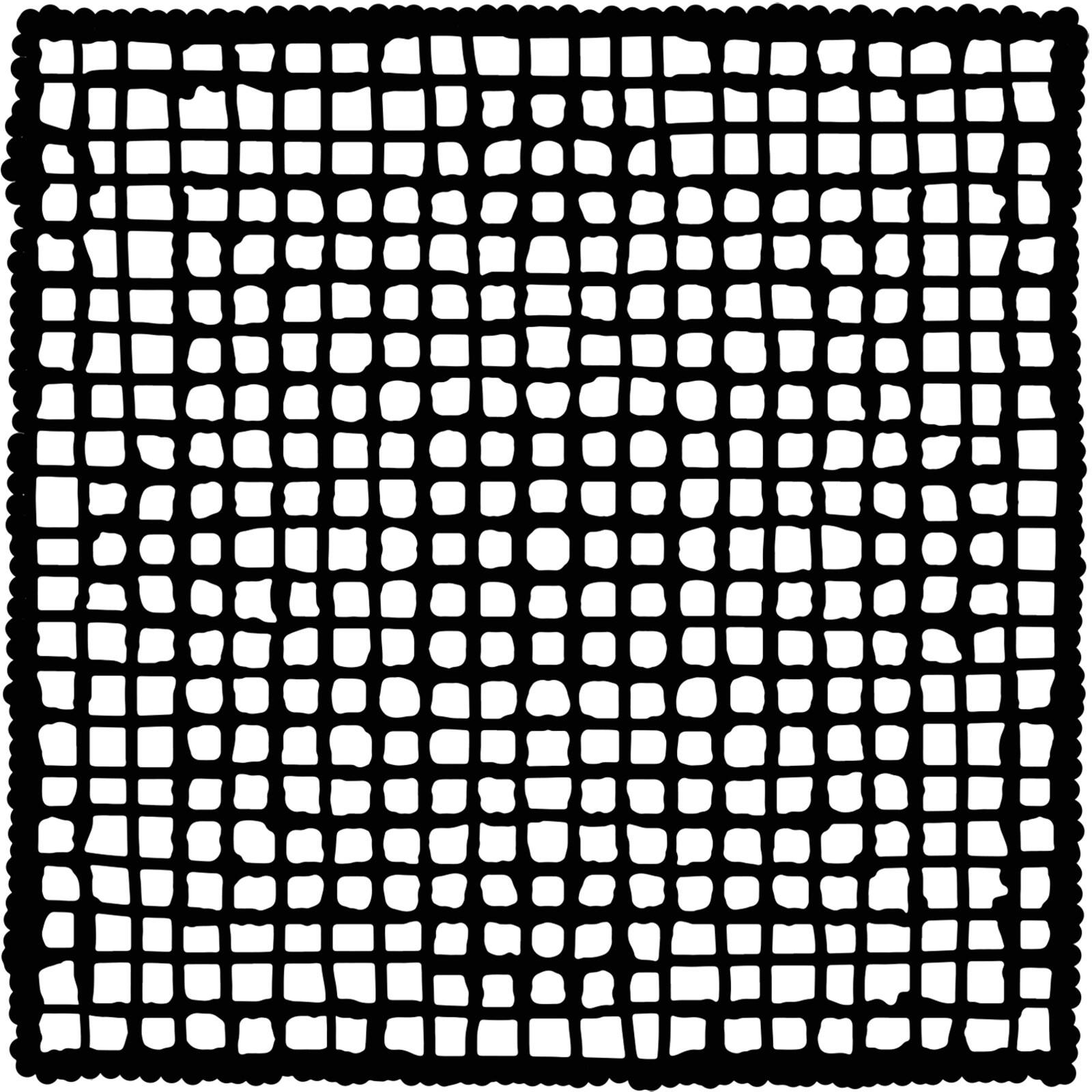 The Crafter's Workshop Screen View Stencil, 6" x 6"