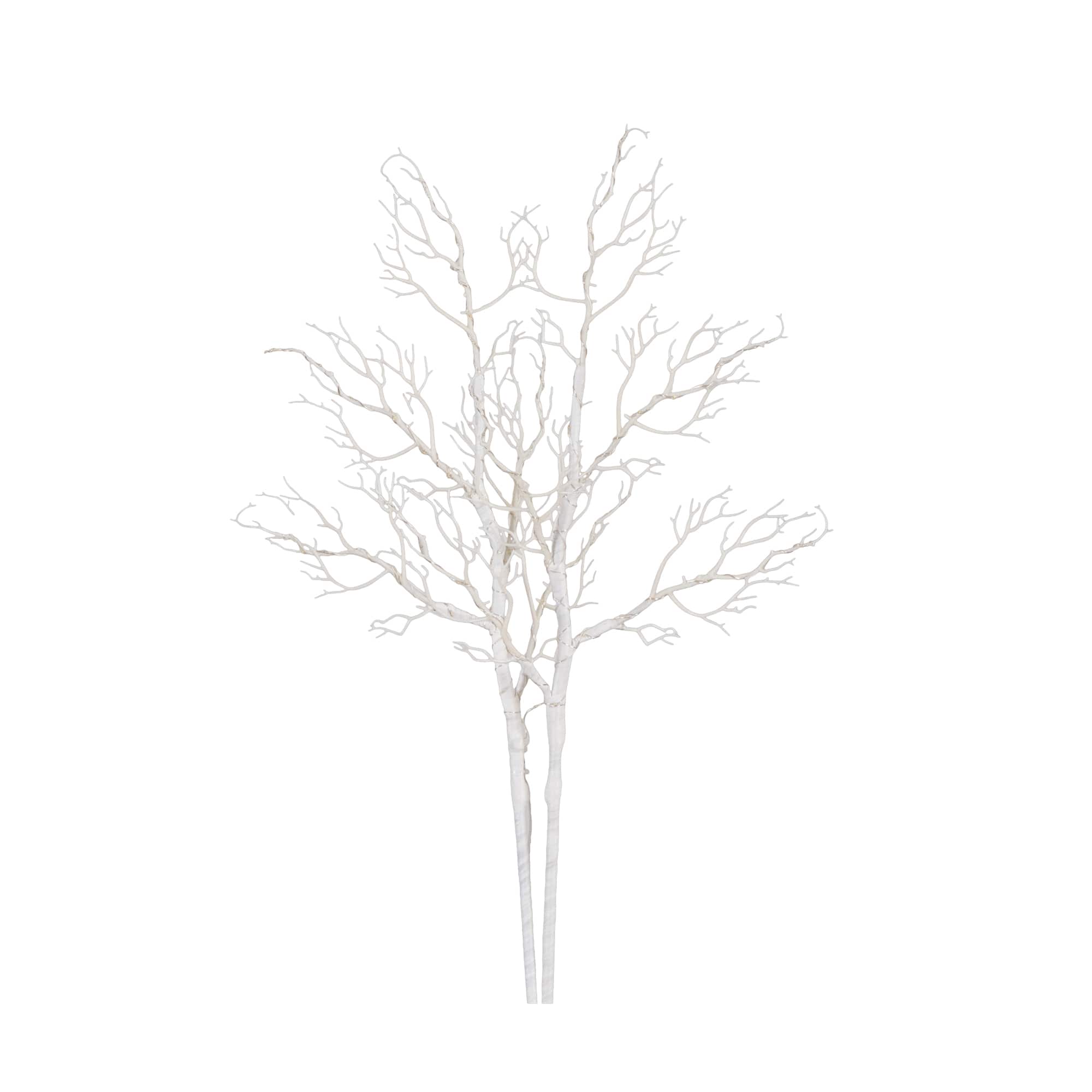 3ft. Artificial White Birch Warm White LED Pre-Lit Branches, 2ct.