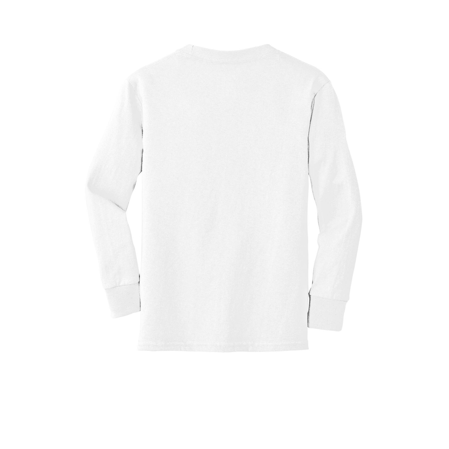 Port & Company® Youth Long Sleeve Core Cotton T-Shirt