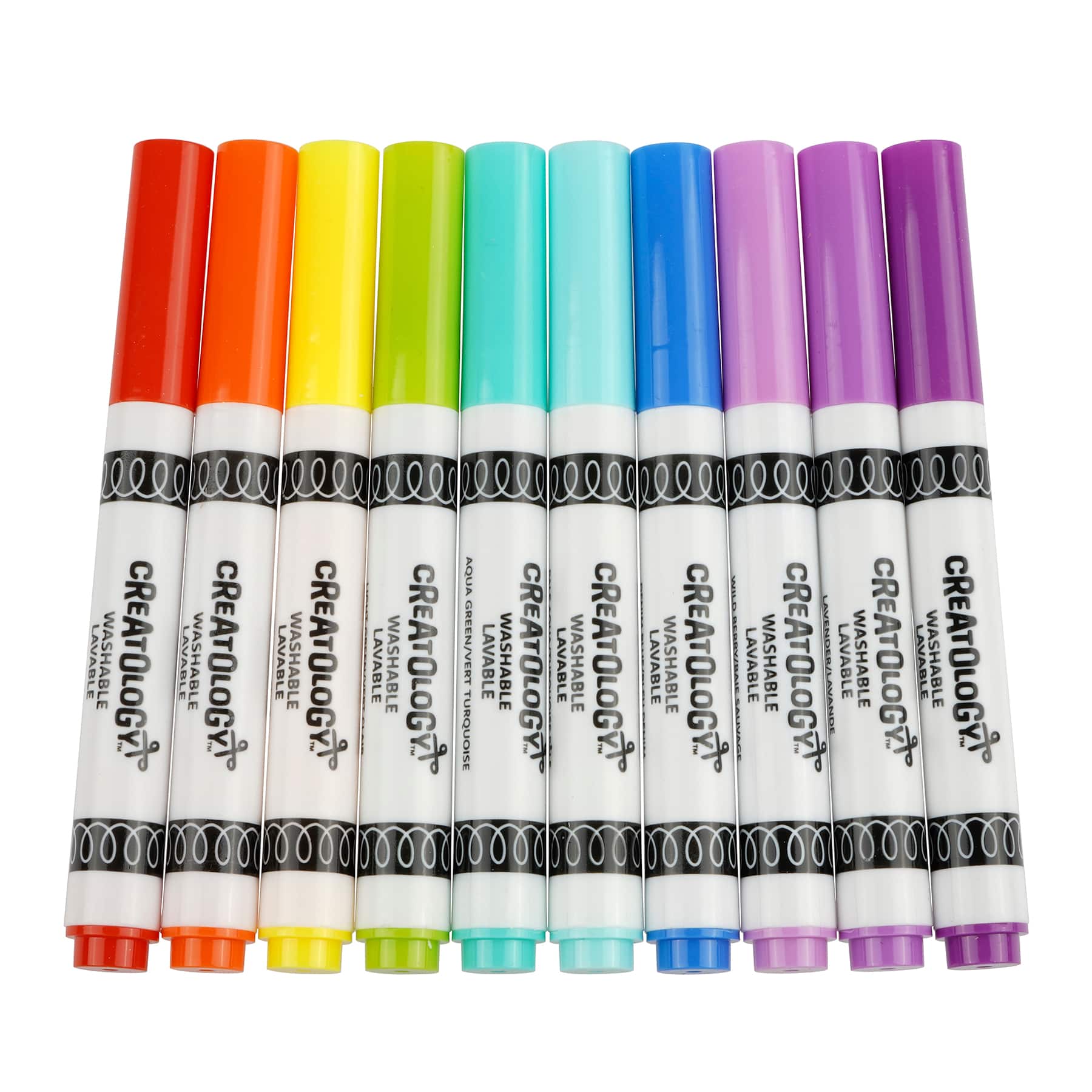 Ultra-Clean Markers, Broad Line, Bold, 10 ct.