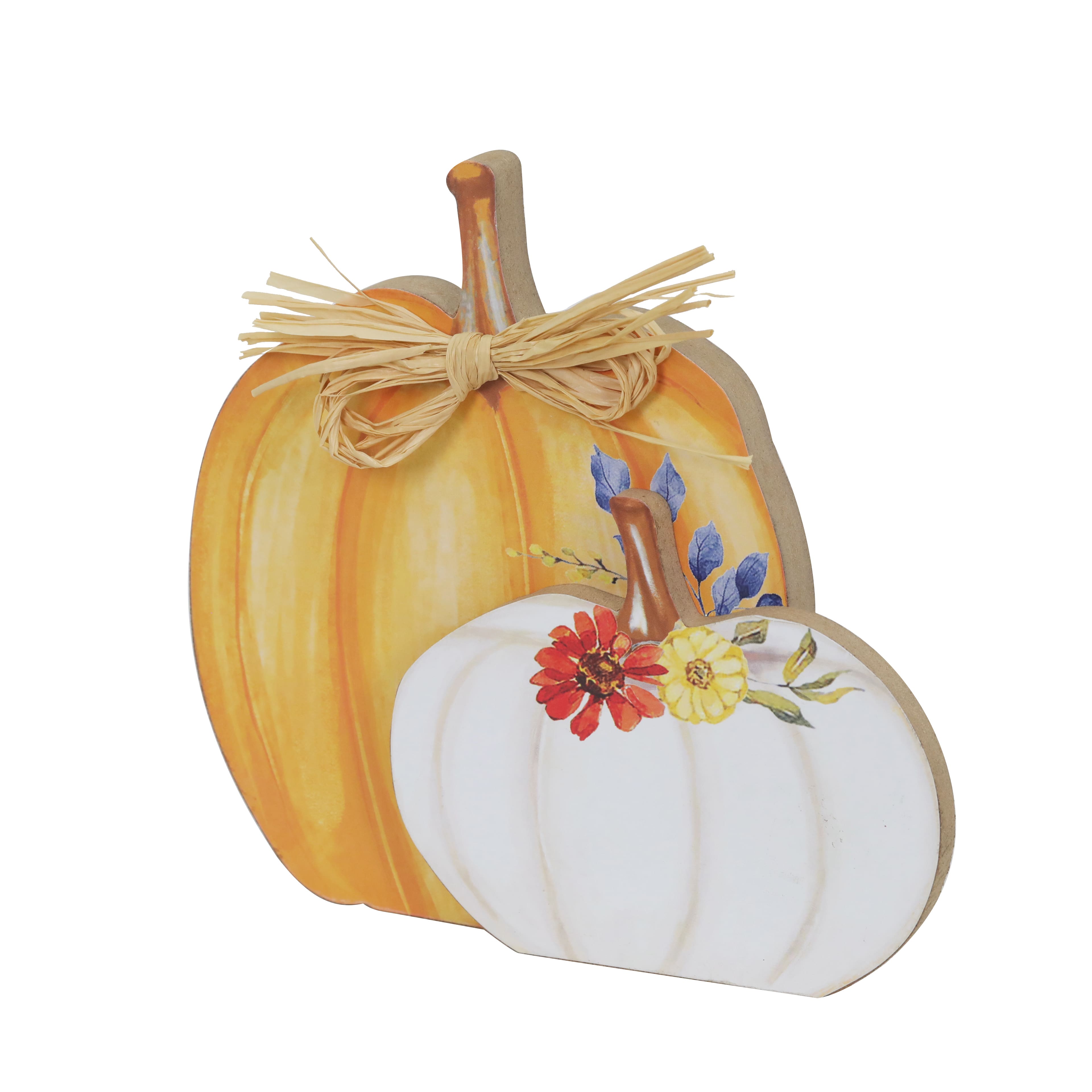 7&#x22; Double Pumpkin Tabletop D&#xE9;cor by Ashland&#xAE;