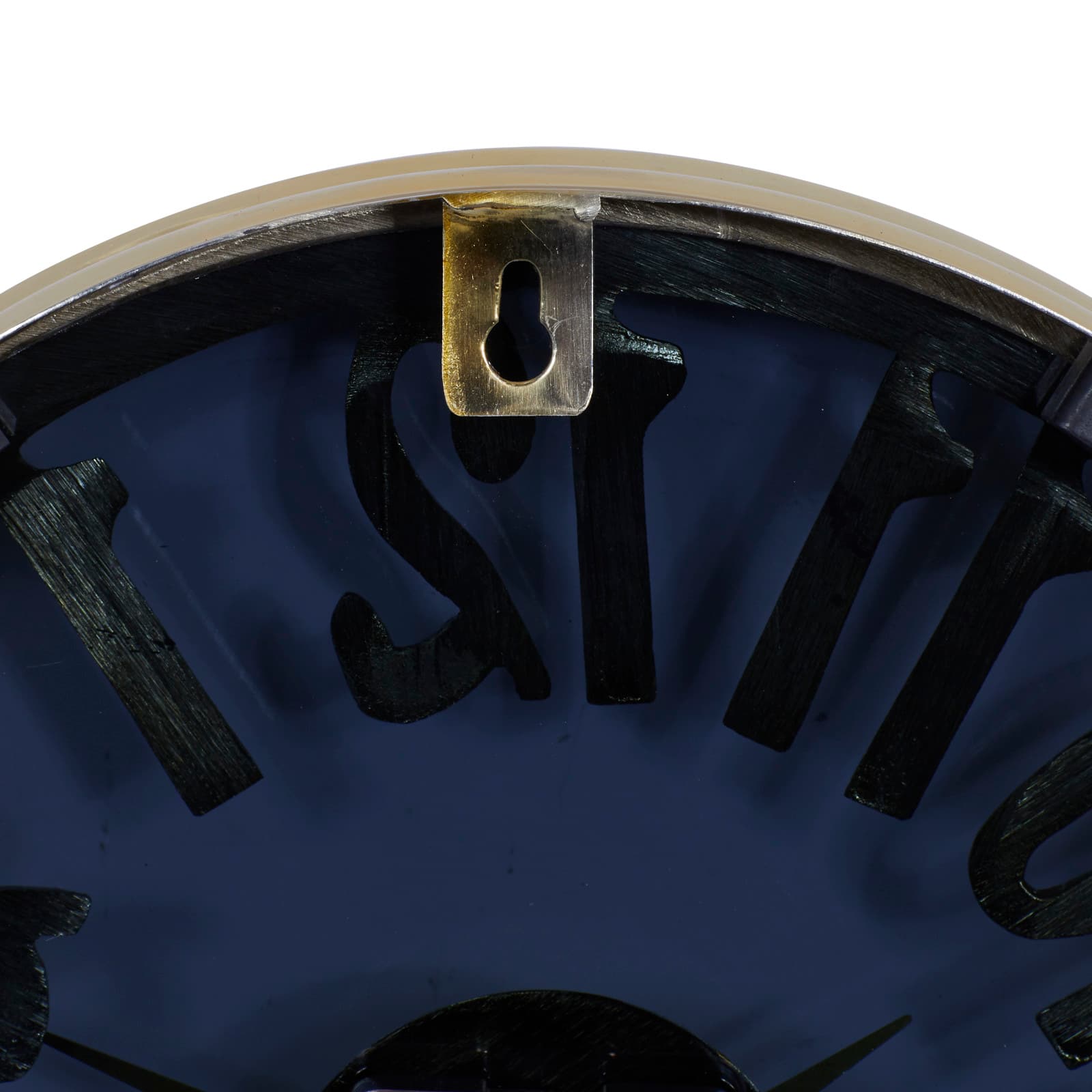 Blue Aluminum Coastal Wall Clock, 12&#x22; x 12&#x22; x 4&#x22;