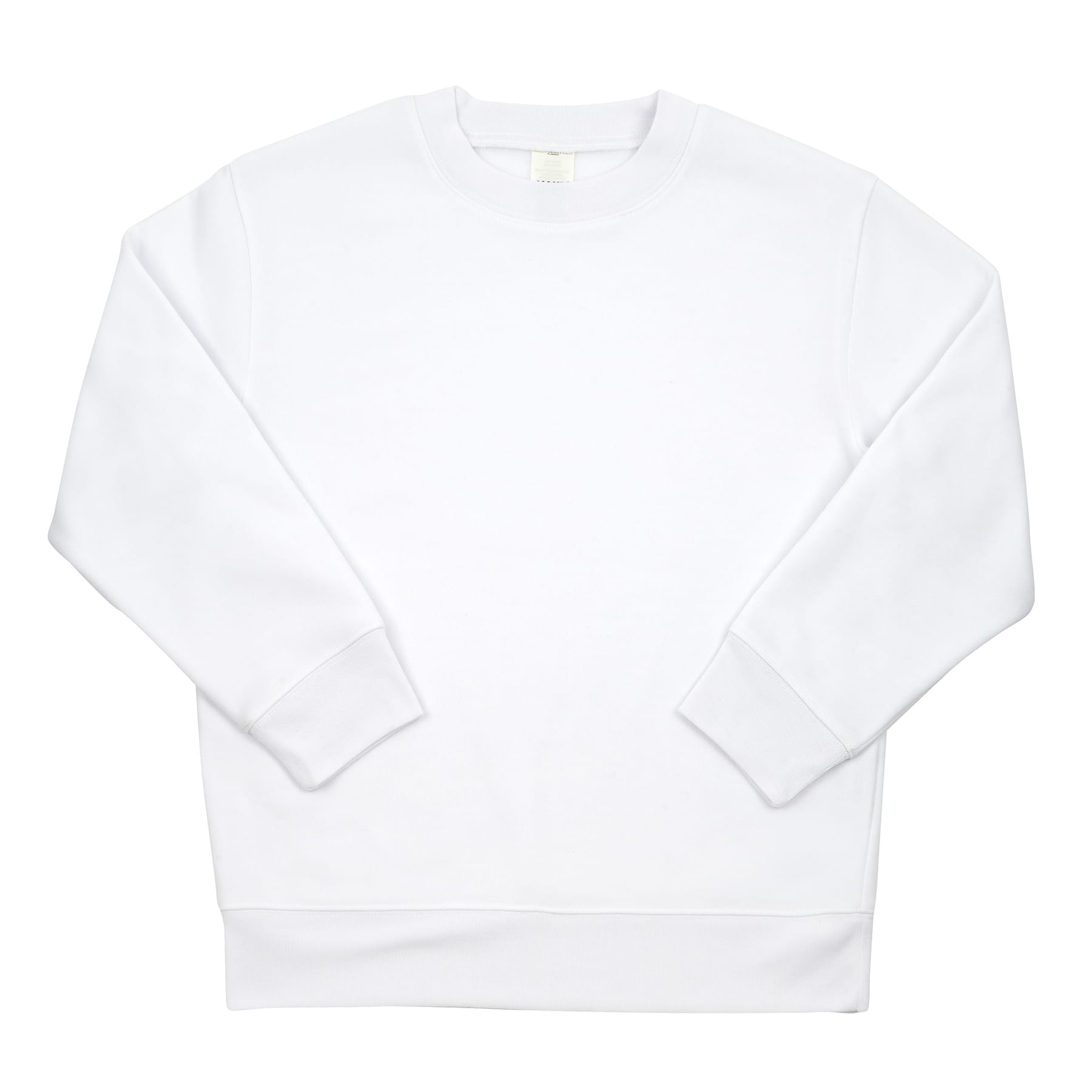 12 Pack: White Crew Neck Youth Sublimation Sweatshirt by Make Market®