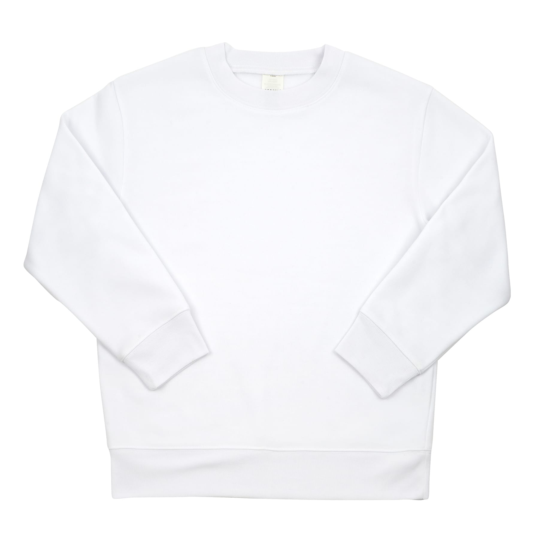 White Crew Neck Youth Sweatshirt by Make Market