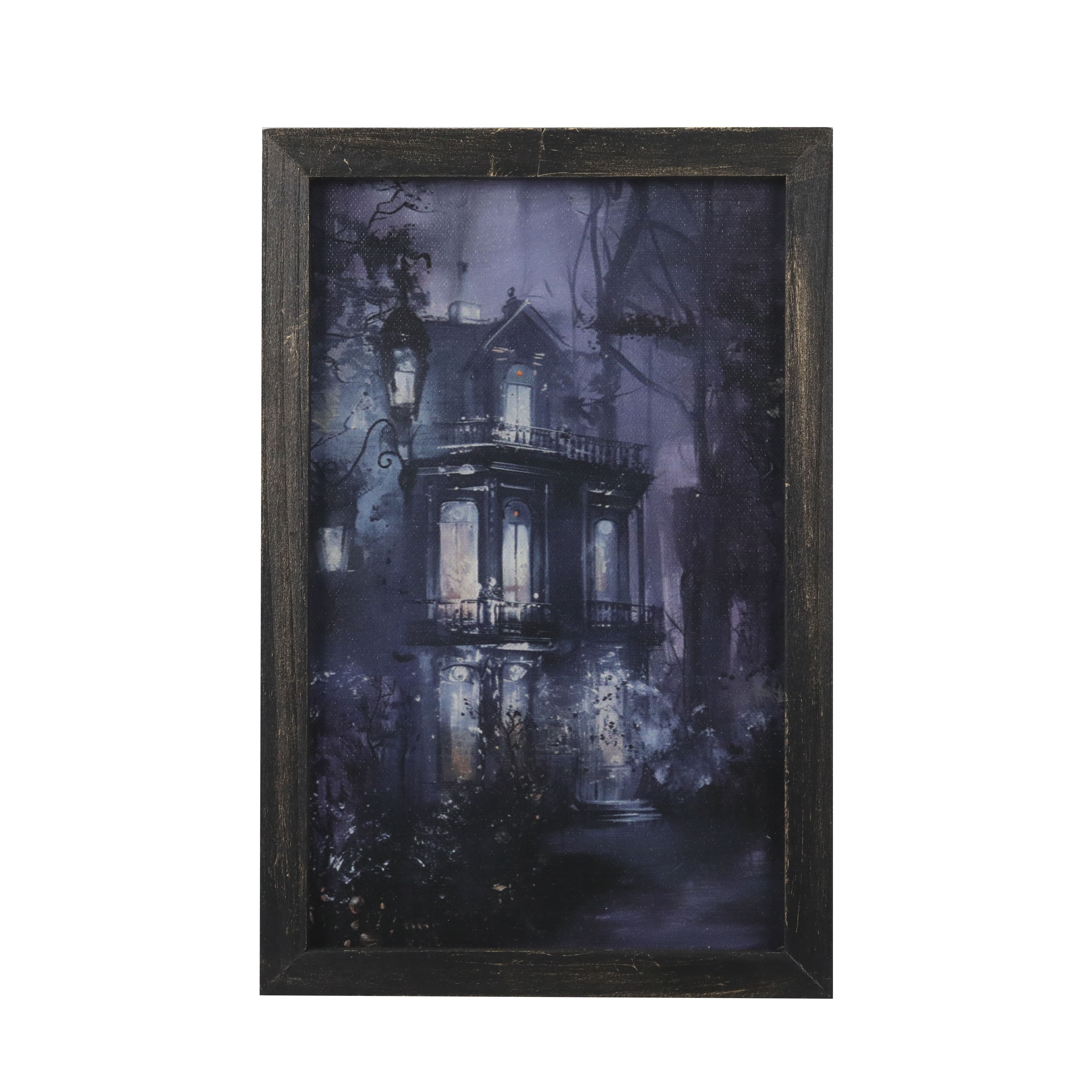 Haunted Mansion Wall Art in Weathered Frame by Ashland&#xAE;