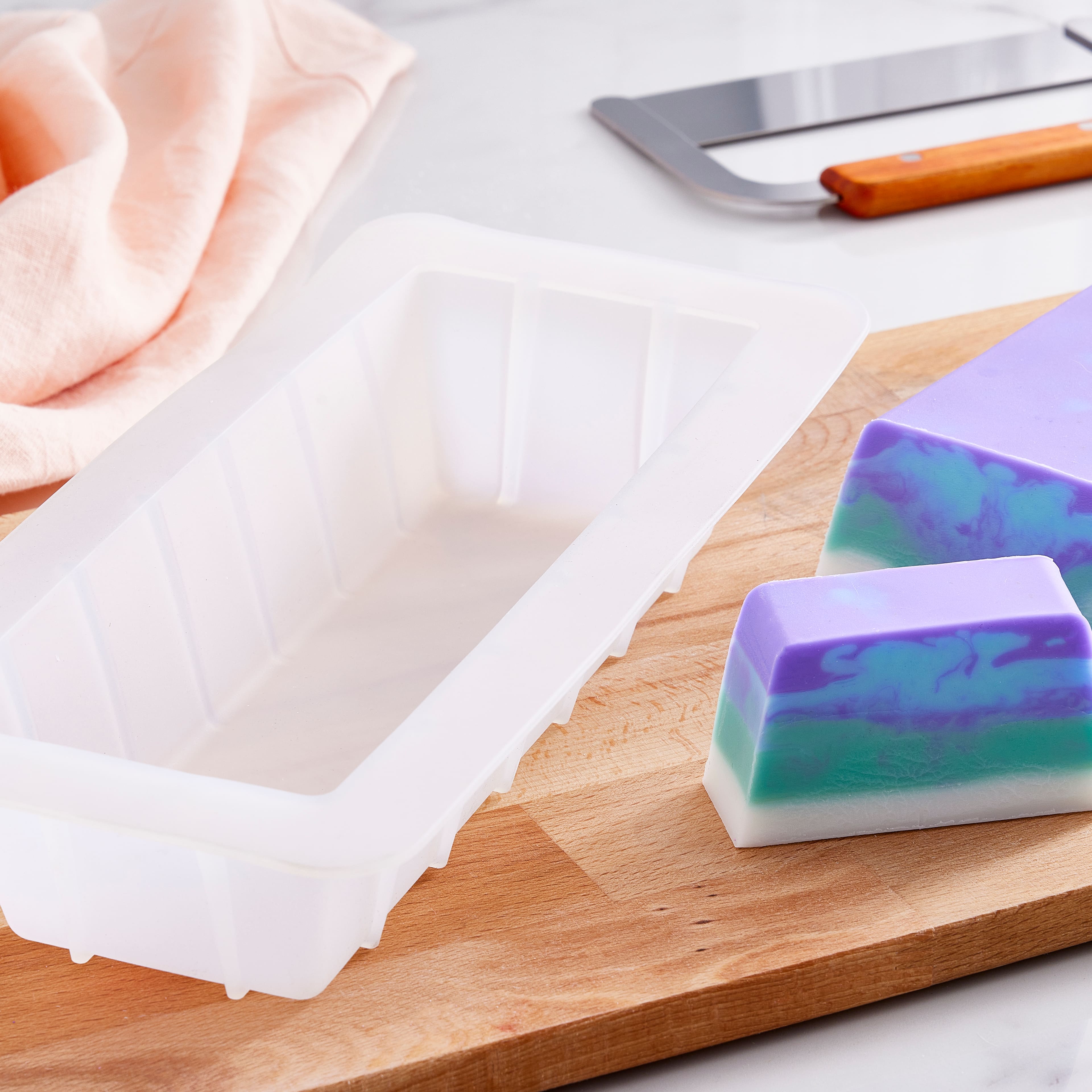 12 Pack: Silicone Loaf Soap Mold by Make Market®