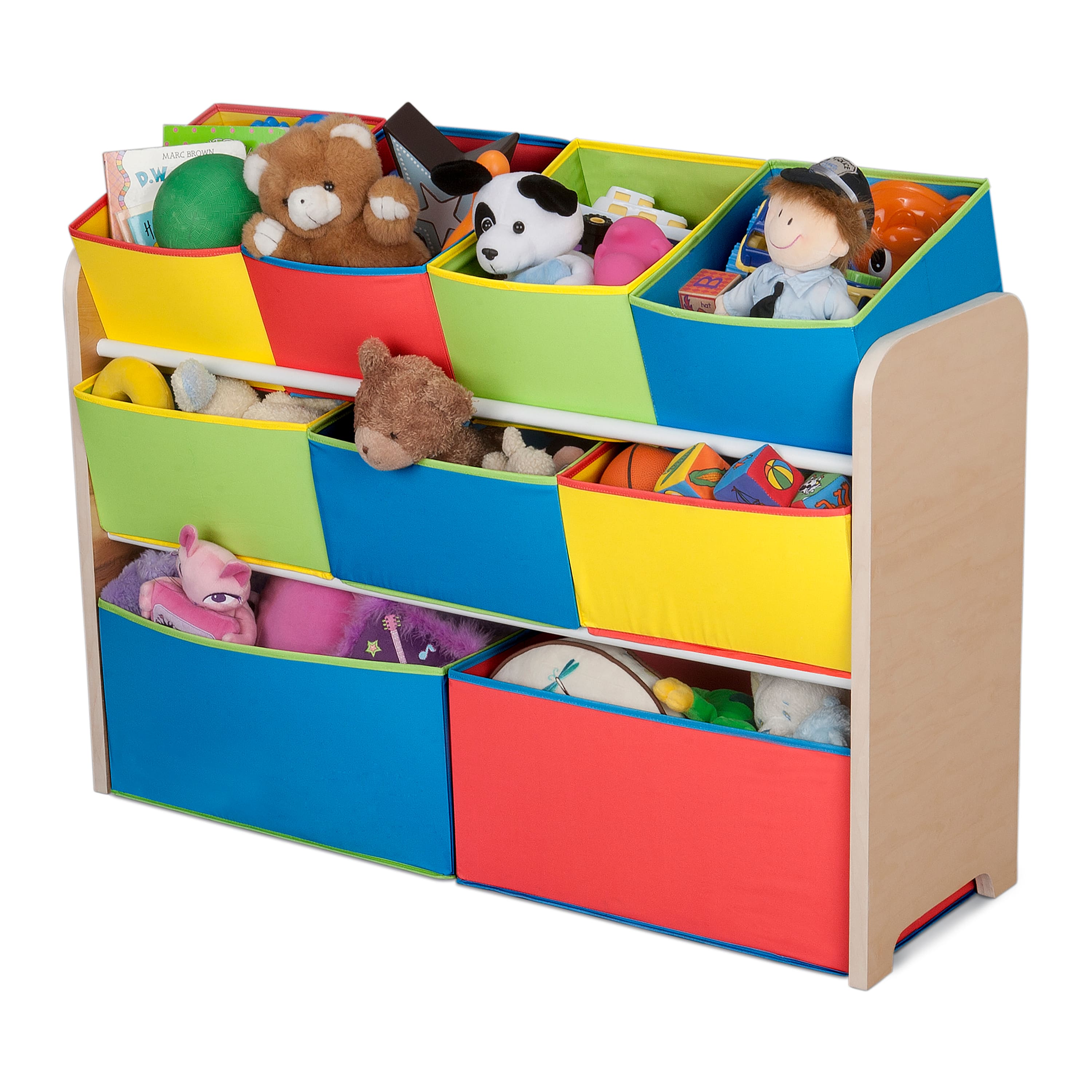 Delta Children Deluxe Multi Bin Toy Organizer with Storage Bins