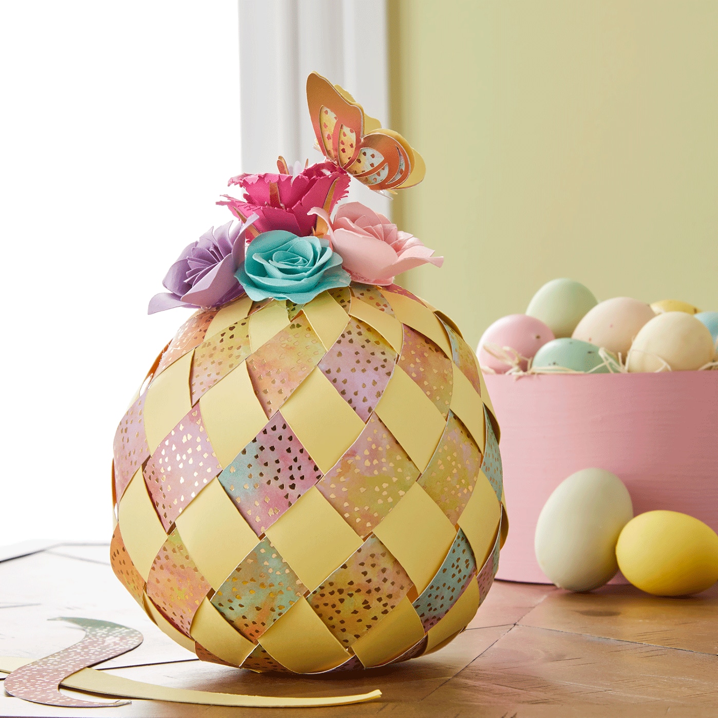 3d Paper Woven Easter Egg