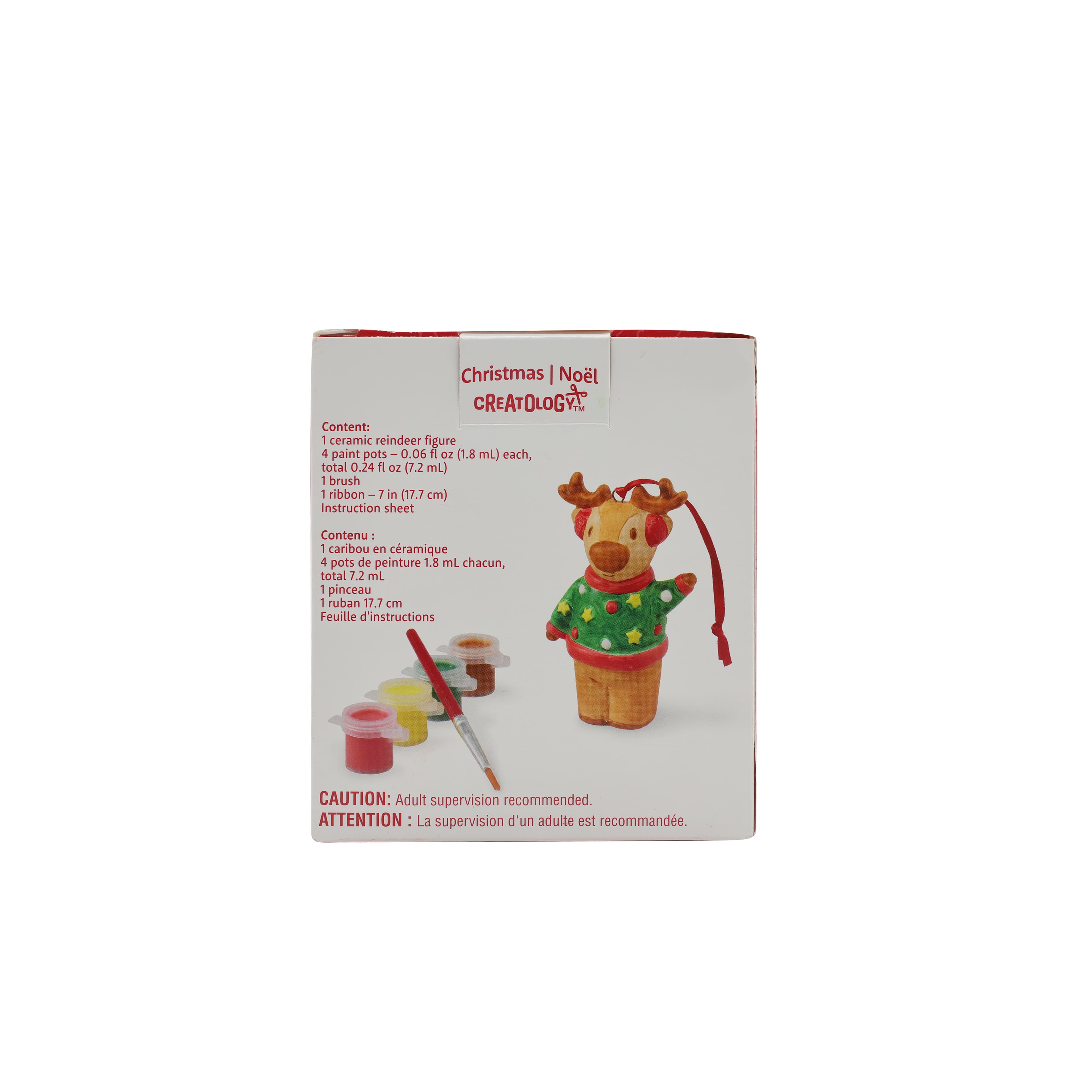 Reindeer Color Your Own Ceramic Ornament by Creatology&#x2122;