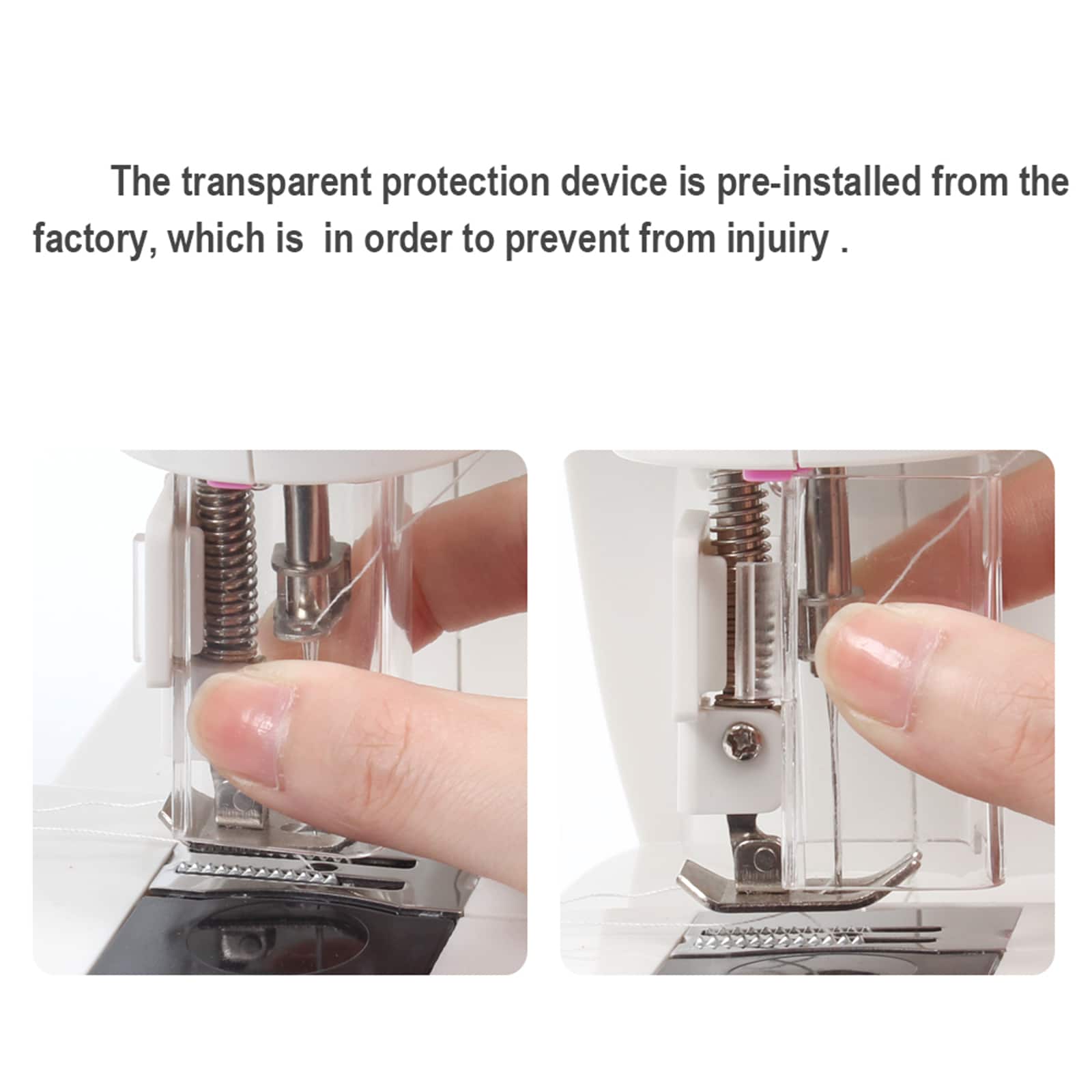 NEX™ Cute Pink Flex-Speed Double-Thread Cordless Easy Sewing Machine with Needle Protector