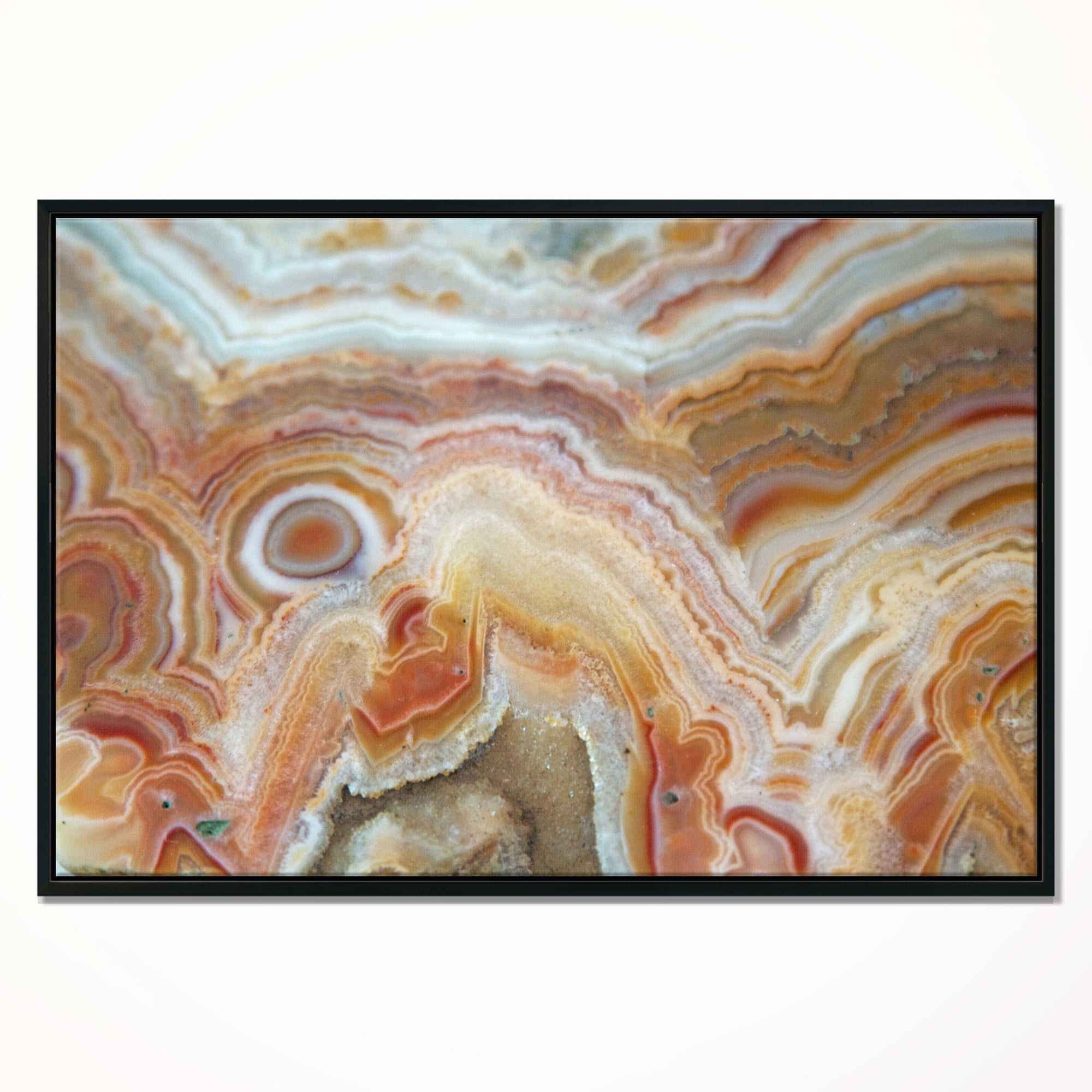 Designart - Strips and Ovals on Agate