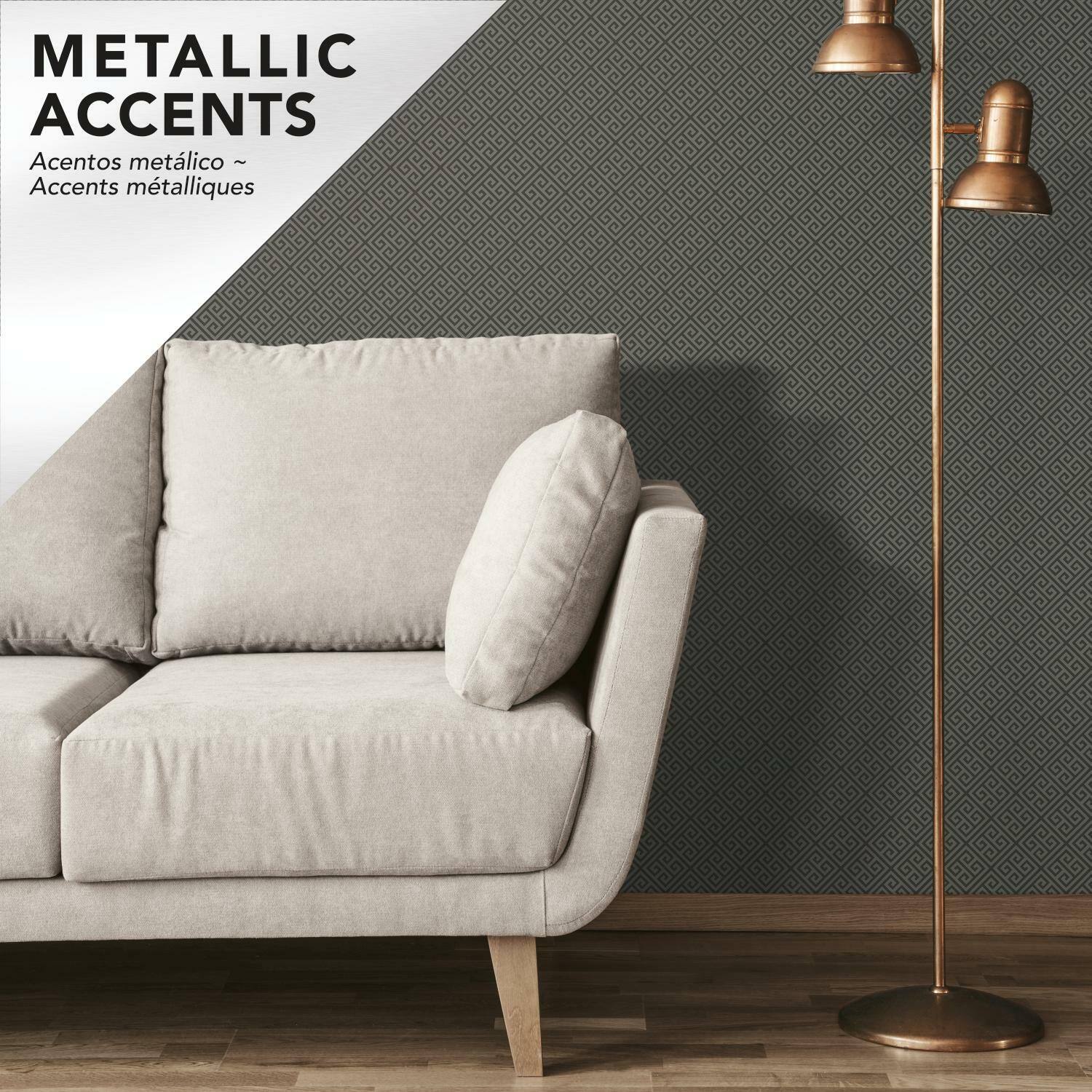 RoomMates Greek Key Peel & Stick Wallpaper