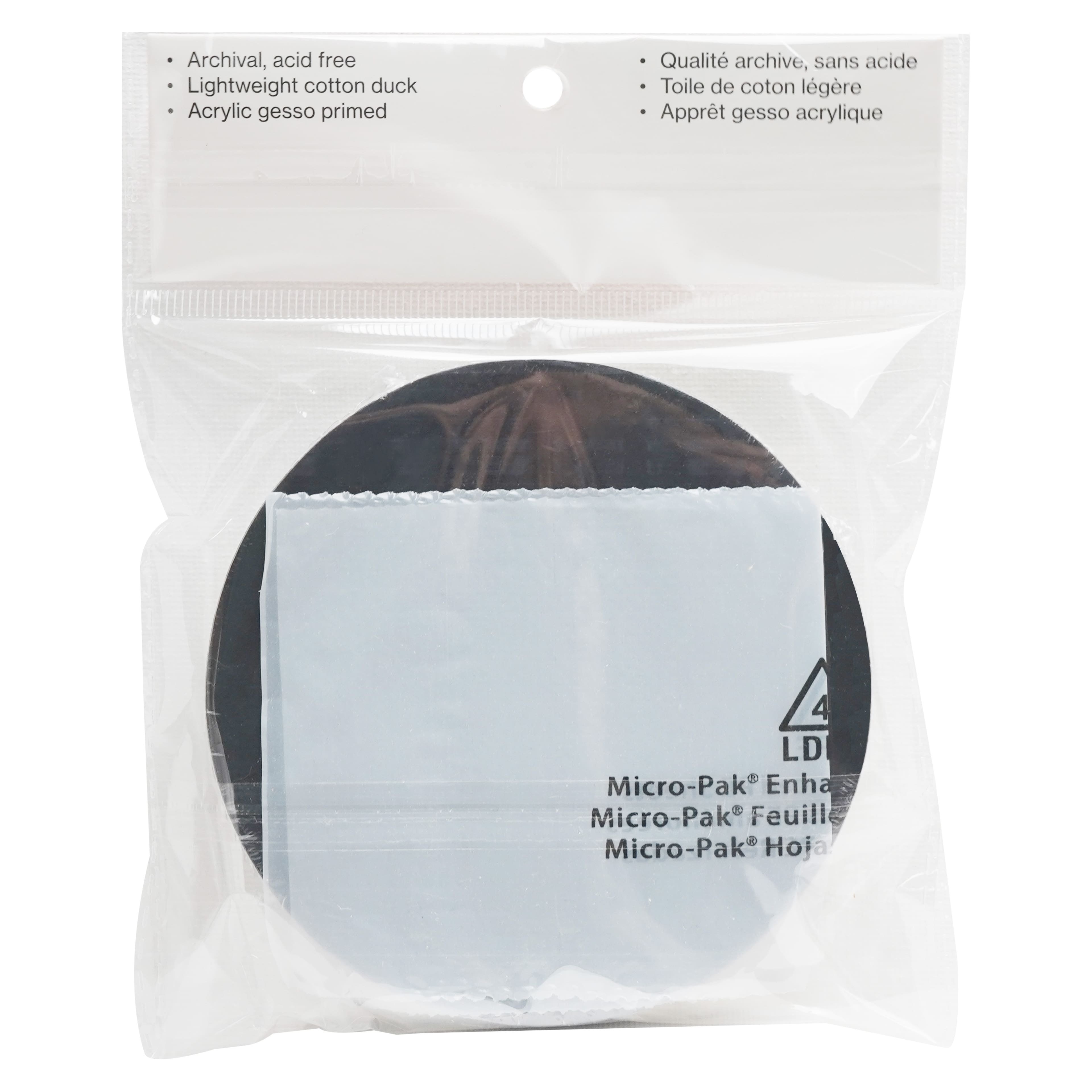 5 Pack 4&#x22; Shaped Magnetic Canvas Panels by Craft Smart&#x2122;