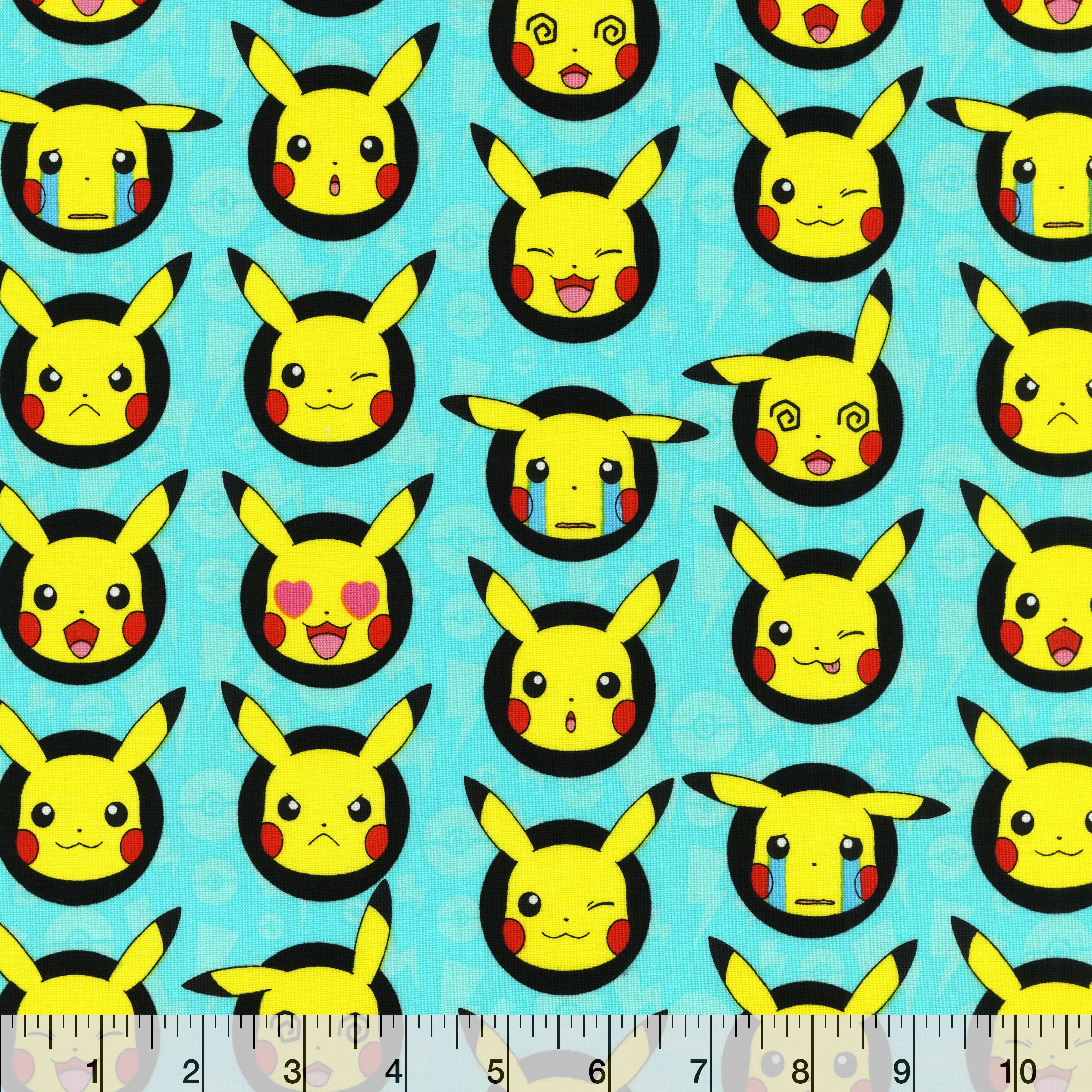 Pok&#xE9;mon&#x2122; Moody Pikachu Cotton Fabric