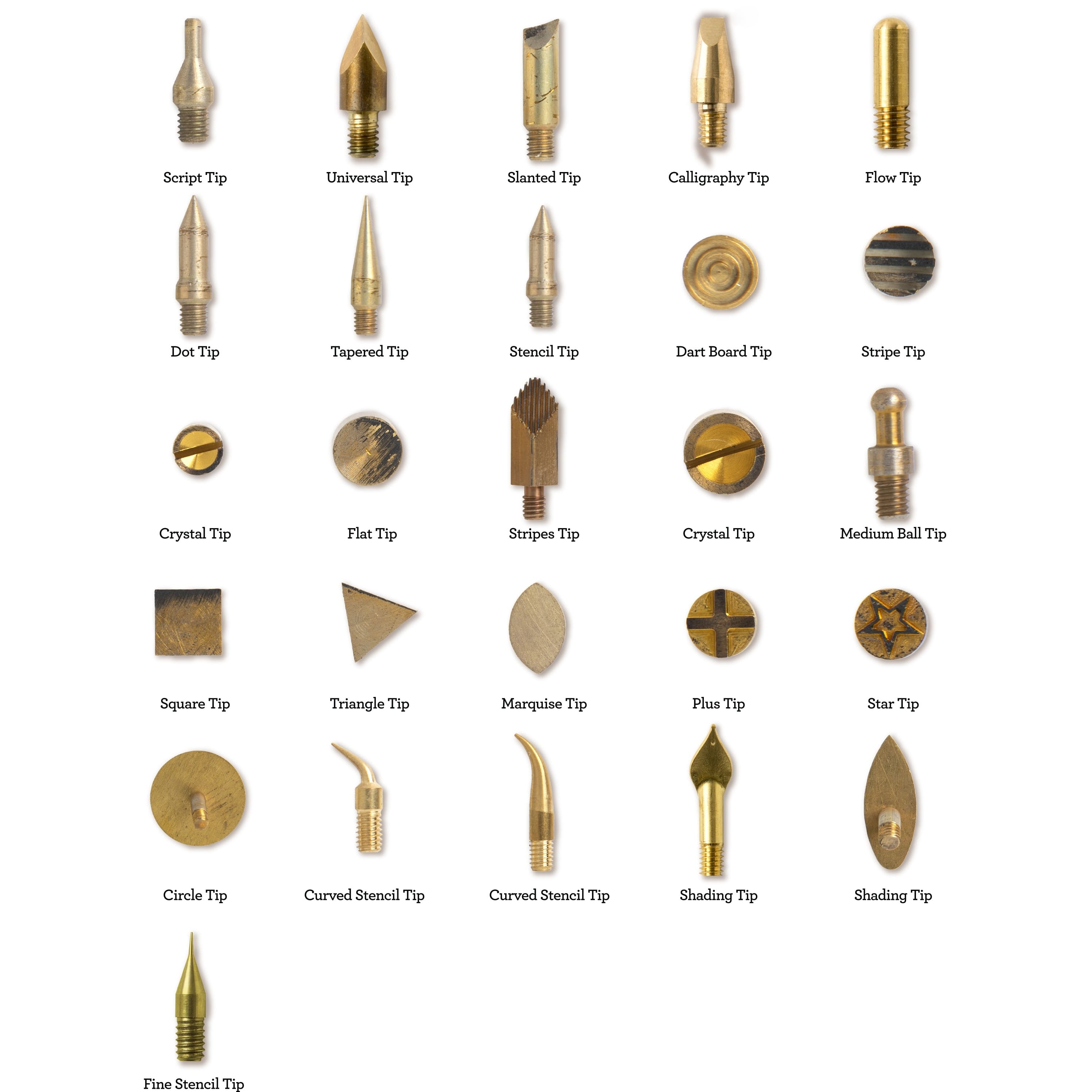 Plaid® Wood Burning Mega Tip Set, 26ct.