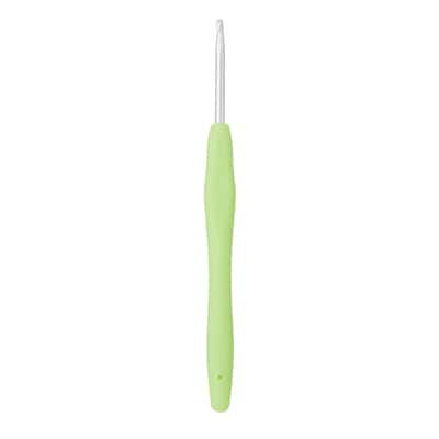 Ergonomic Aluminum Crochet Hook by Loops & Threads®