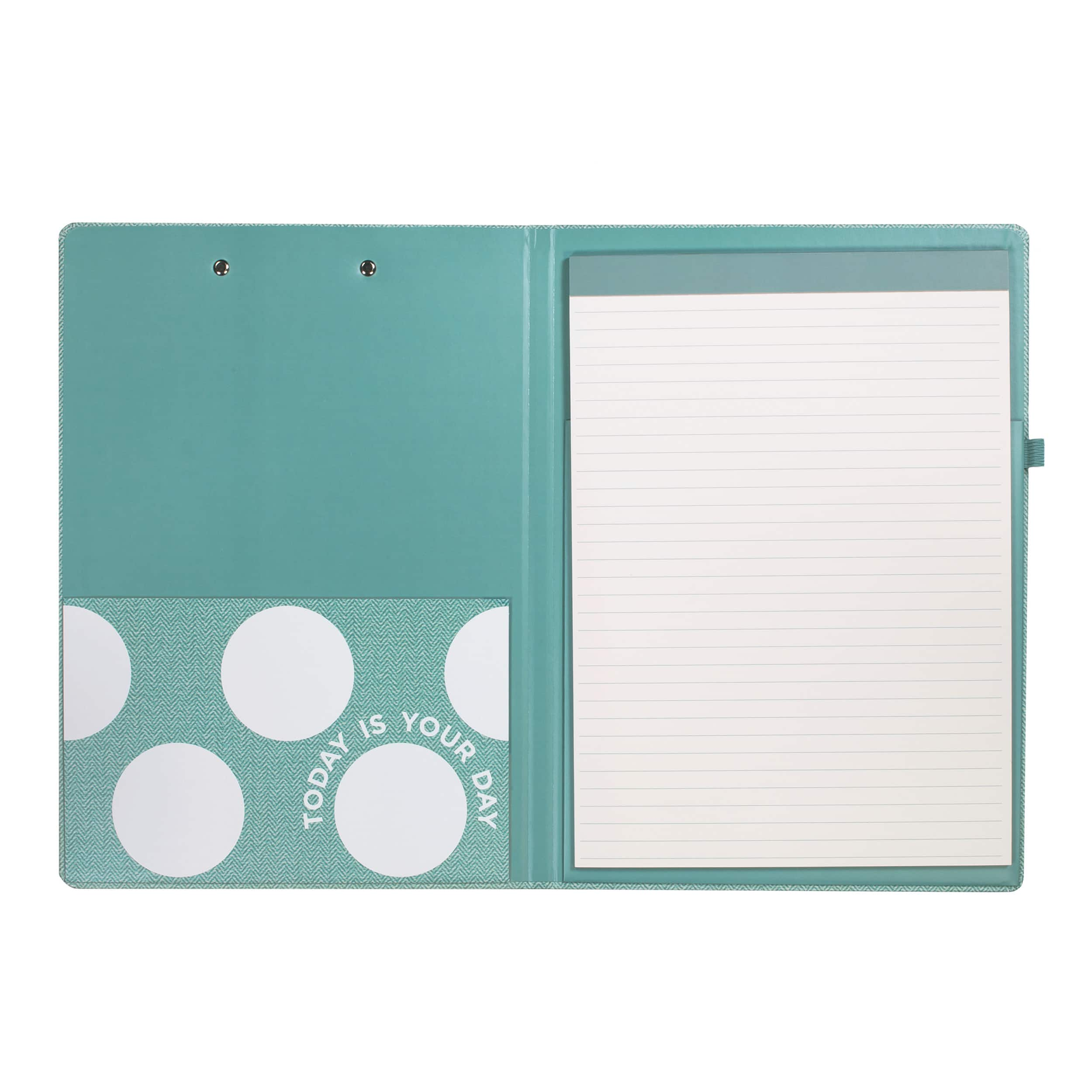 Steel Mill & Co.® Textured Large Dots Clipboard Folio