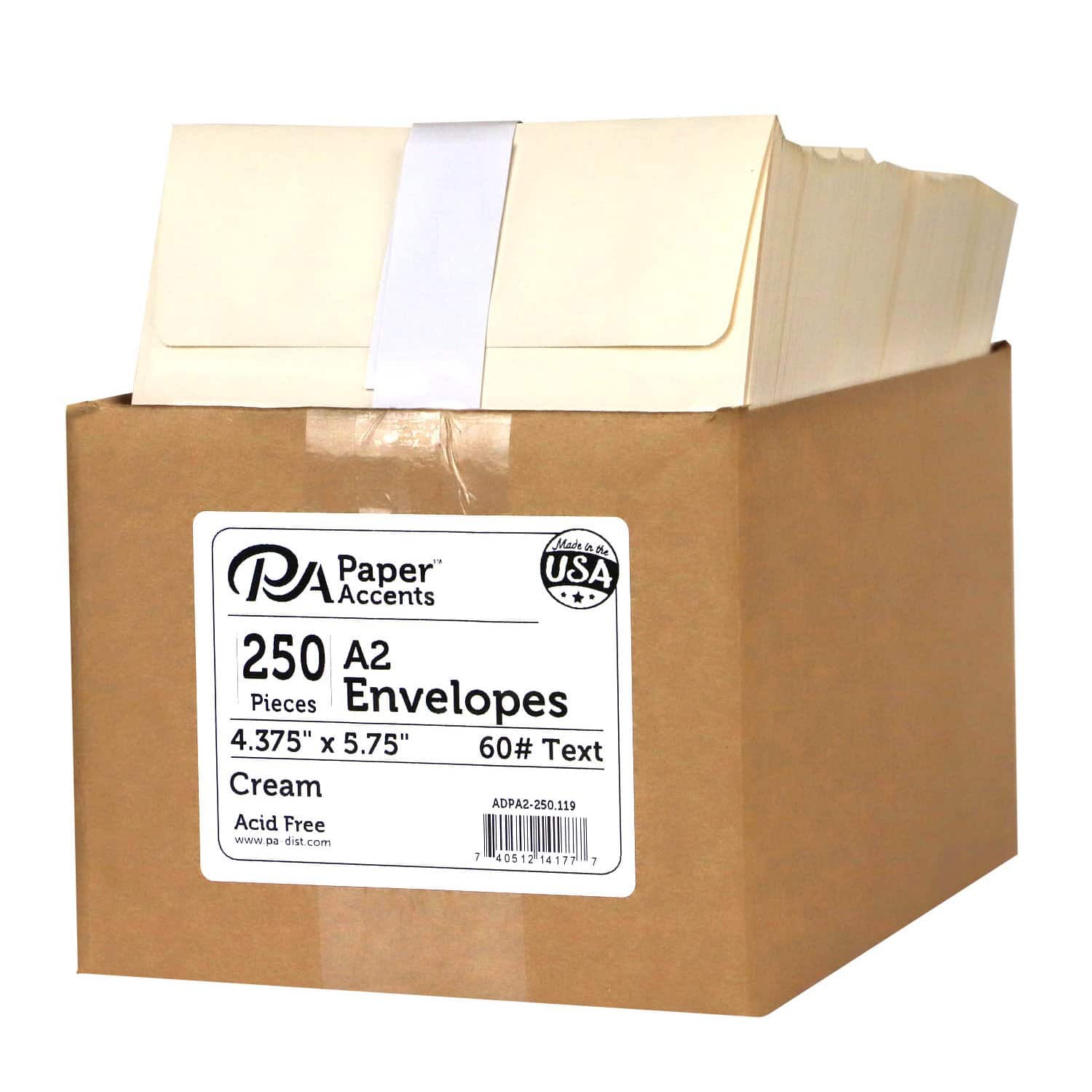 PA Paper™ Accents Super Value Pack Envelopes, 4.38" x 5.75"