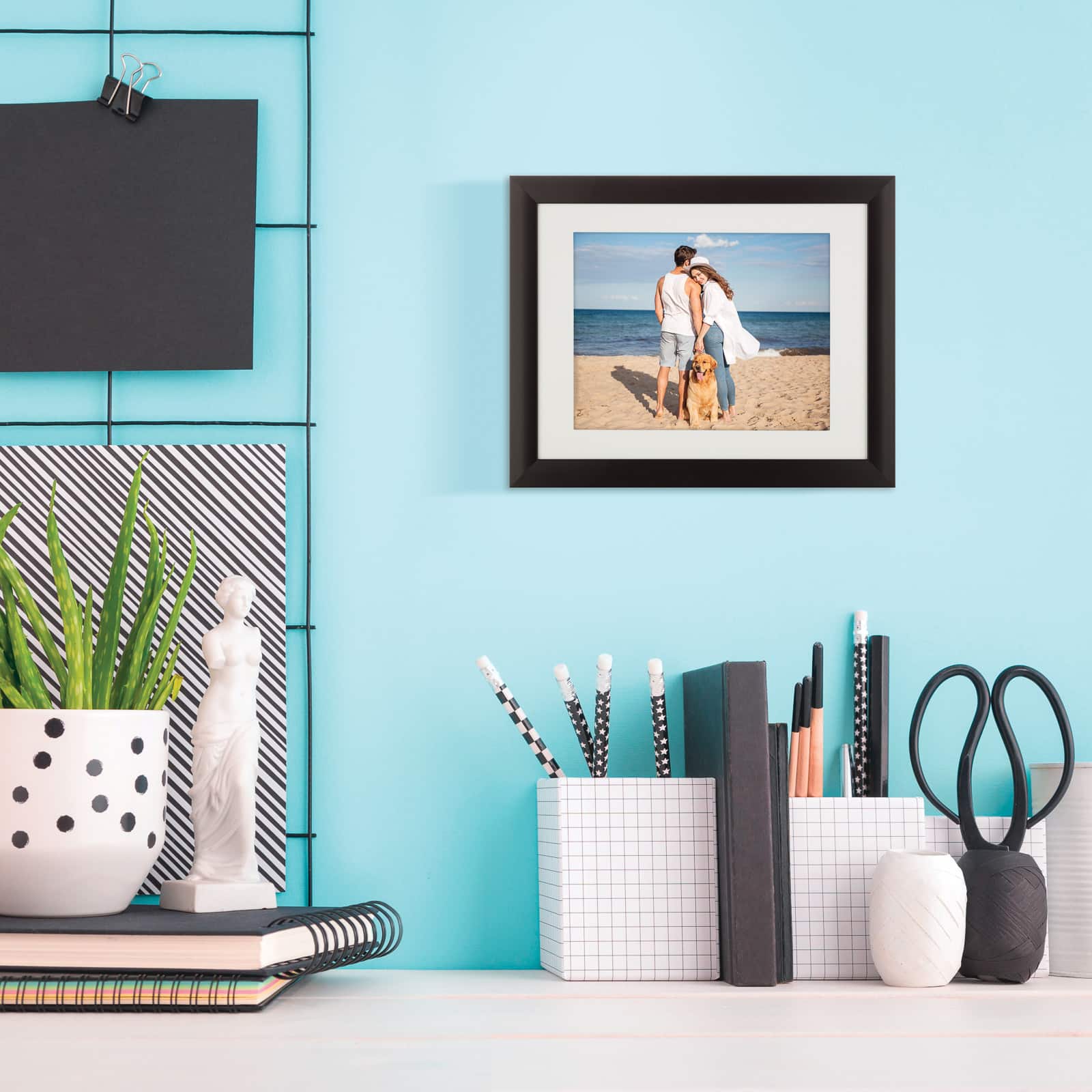 12 Pack: Black Frame With Mat, Aspect by Studio Décor®