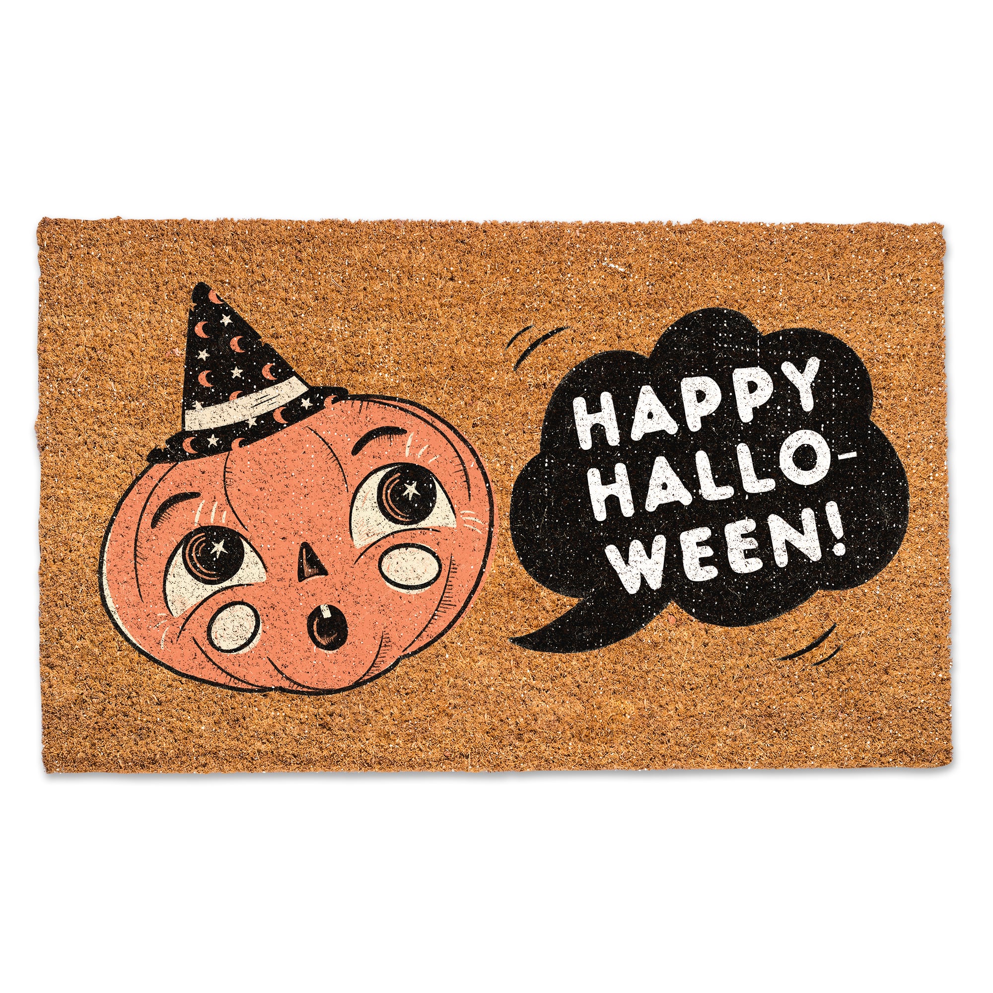 Happy Halloween Pumpkin Door Mat