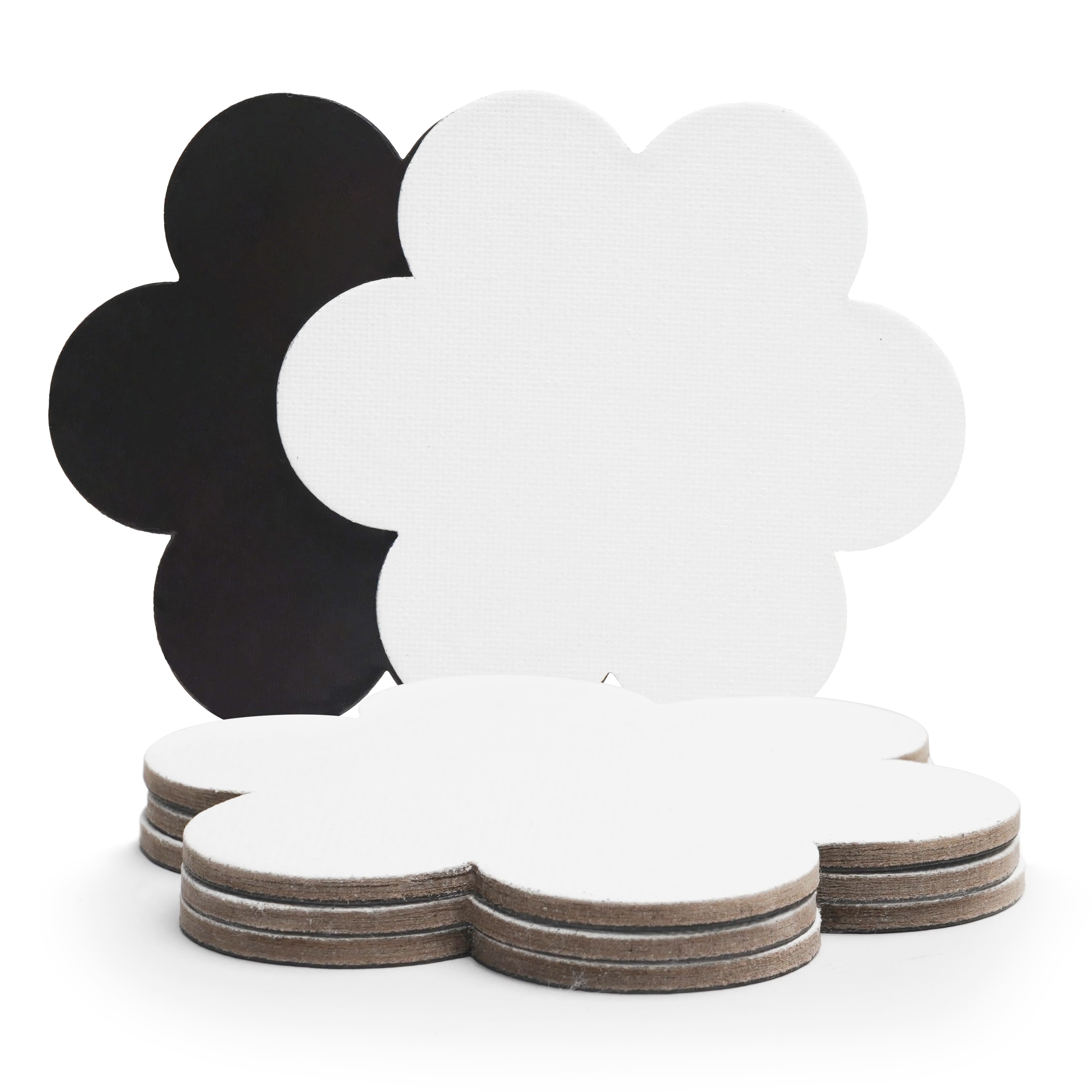 5 Pack 4&#x22; Shaped Magnetic Canvas Panels by Craft Smart&#x2122;
