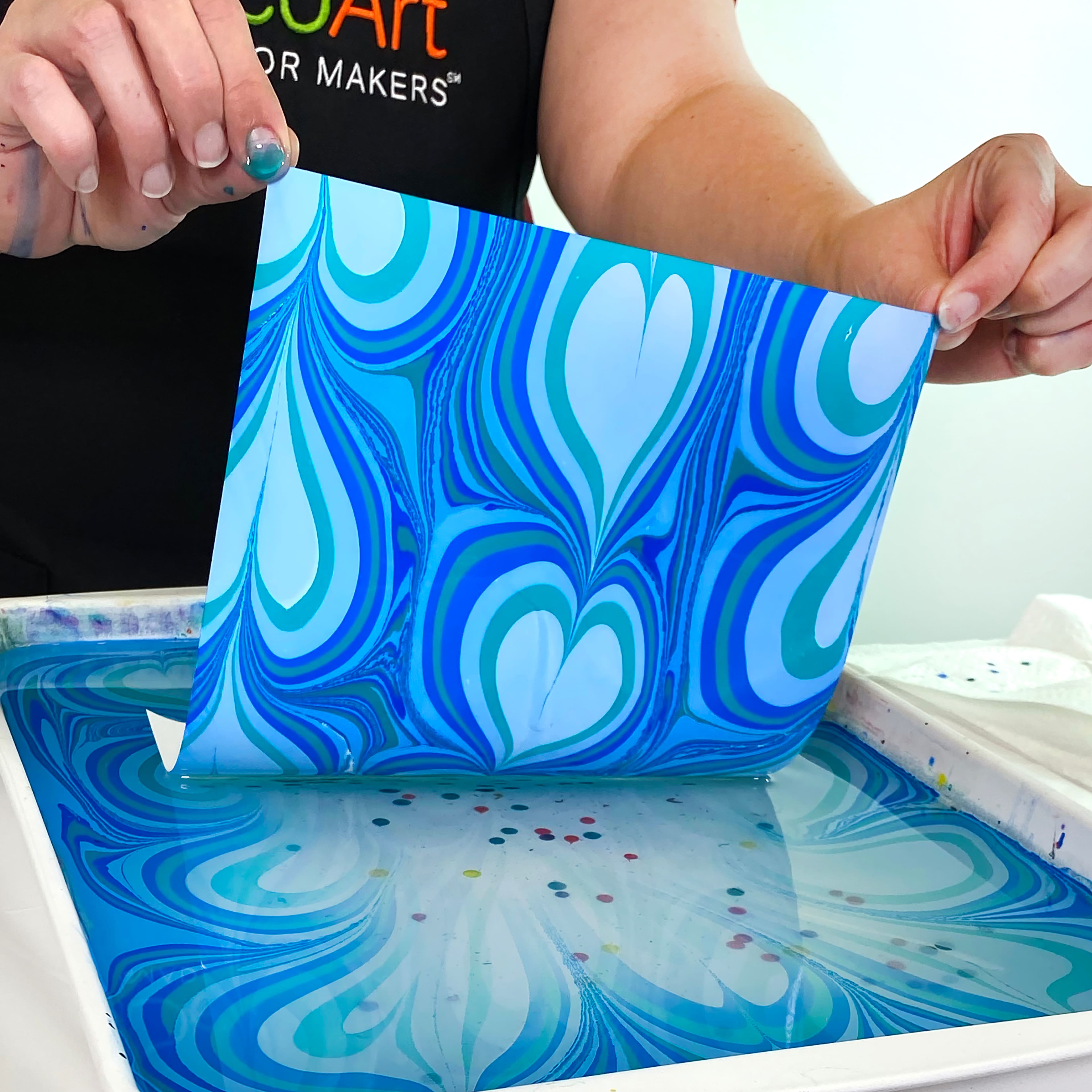 DecoArt&#xAE; Cool Hues Water Marbling Acrylic&#x2122; Paint Set