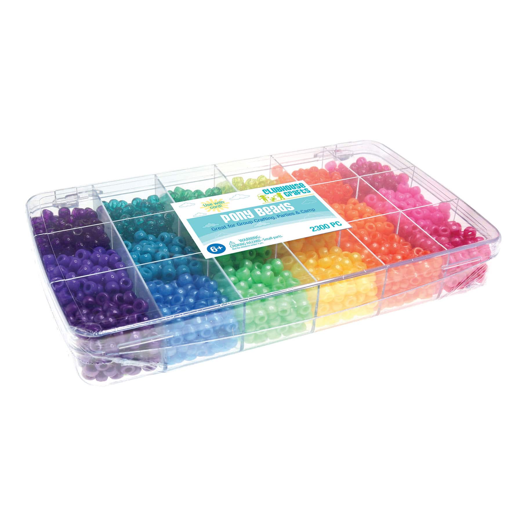 Sulyn® Clubhouse Crafts 2300 Piece Pony Bead Box