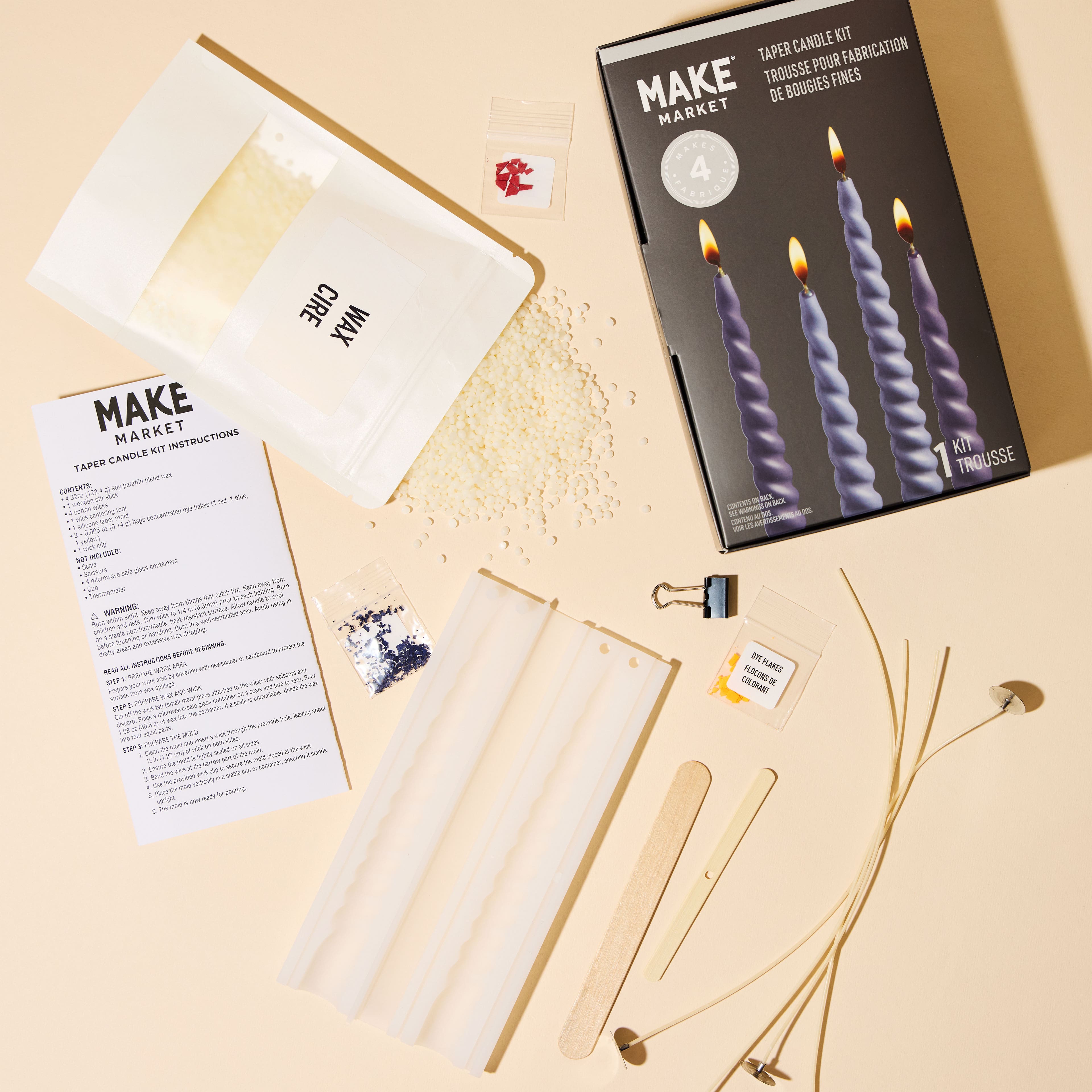 Twist Taper Candle Kit by Make Market&#xAE;