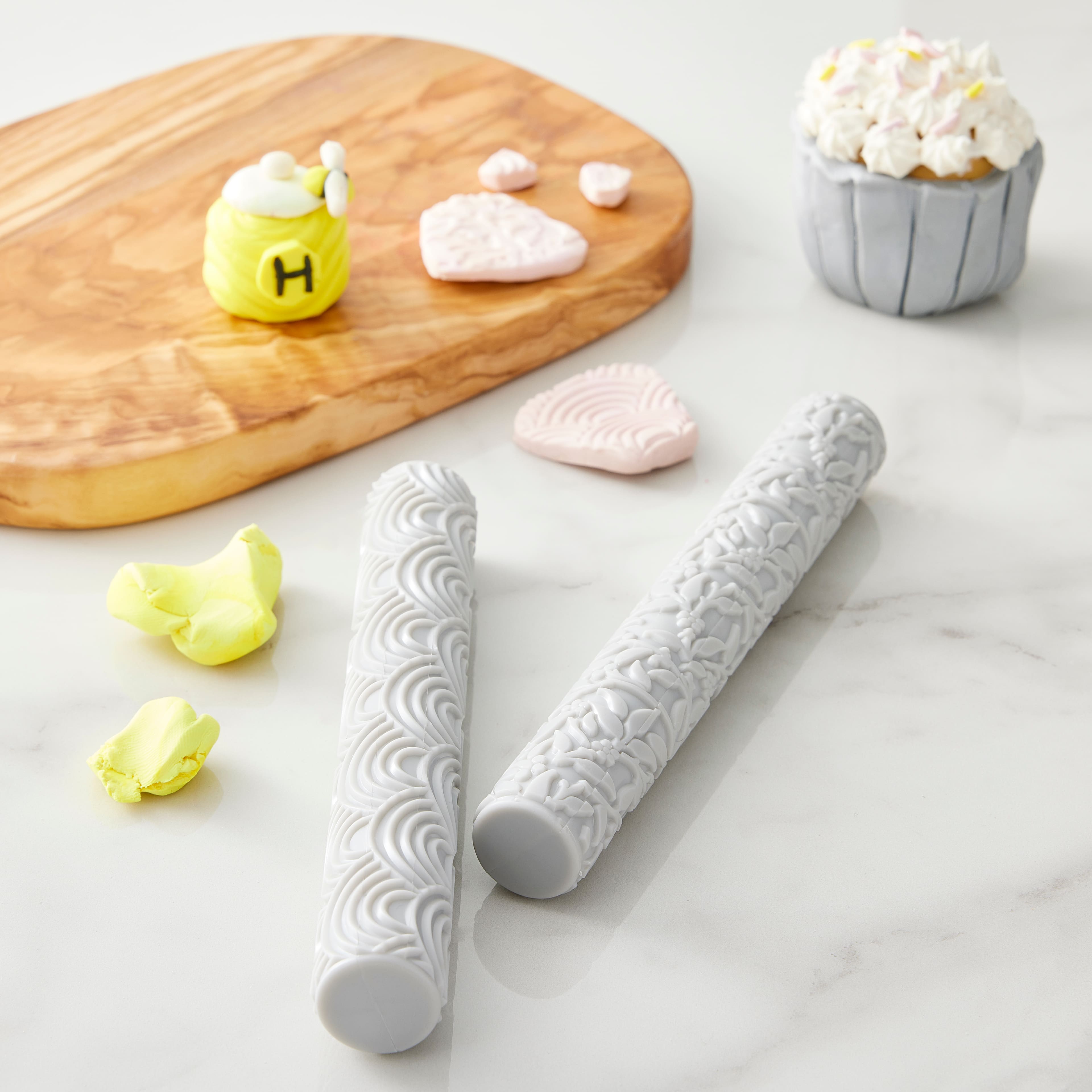 Vine & Rainbow Texture Rollers by Craft Smart®