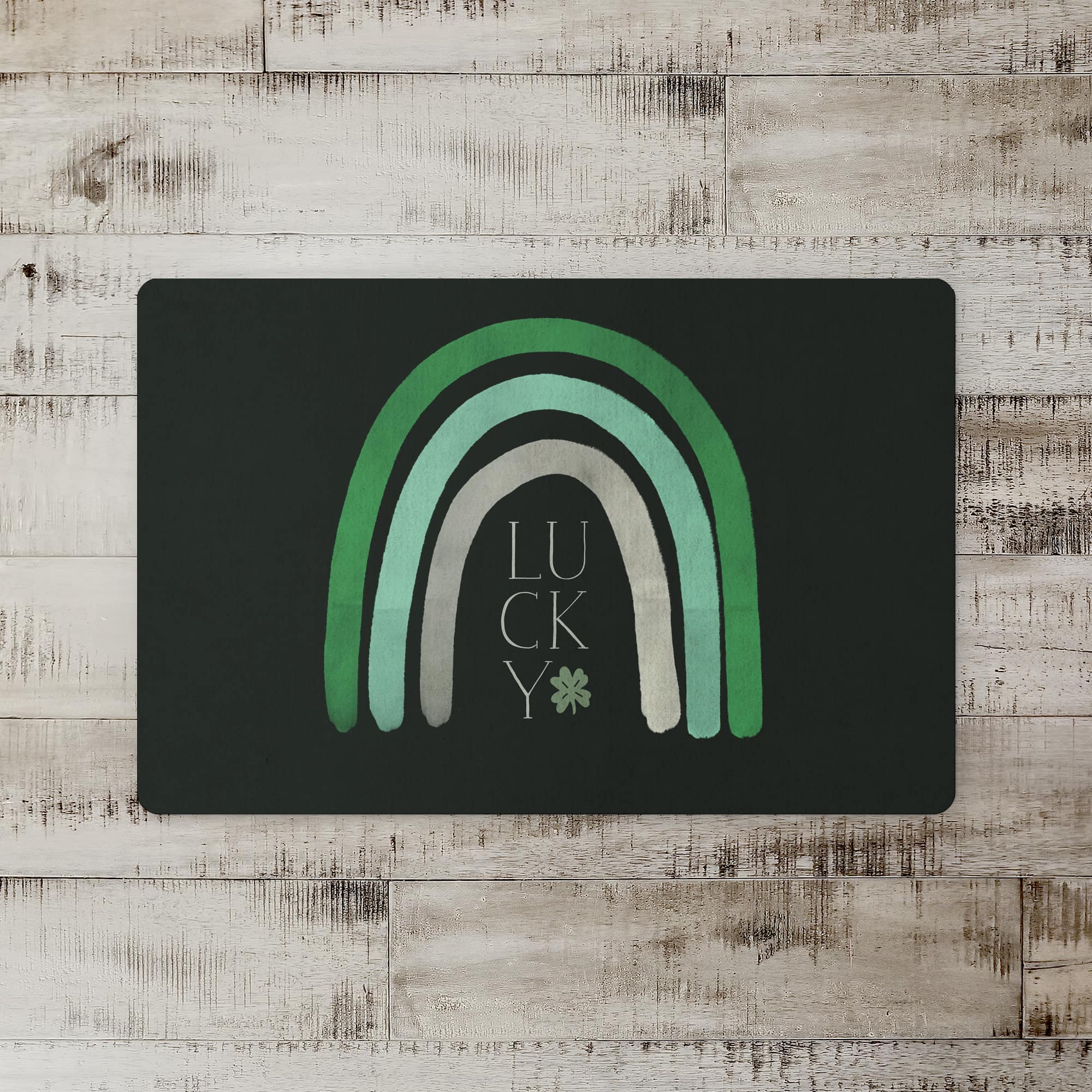 Simple Lucky Rainbow 27" x 18" Floor Mat