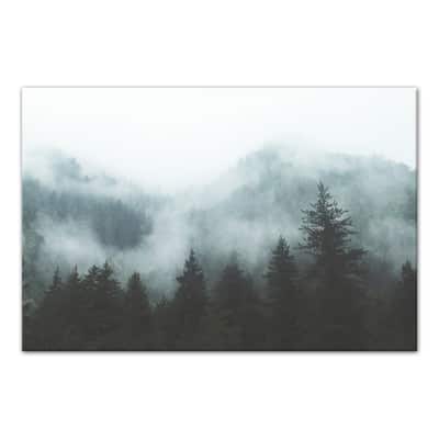 Foggy Mountainscape Canvas Wall Art | Michaels