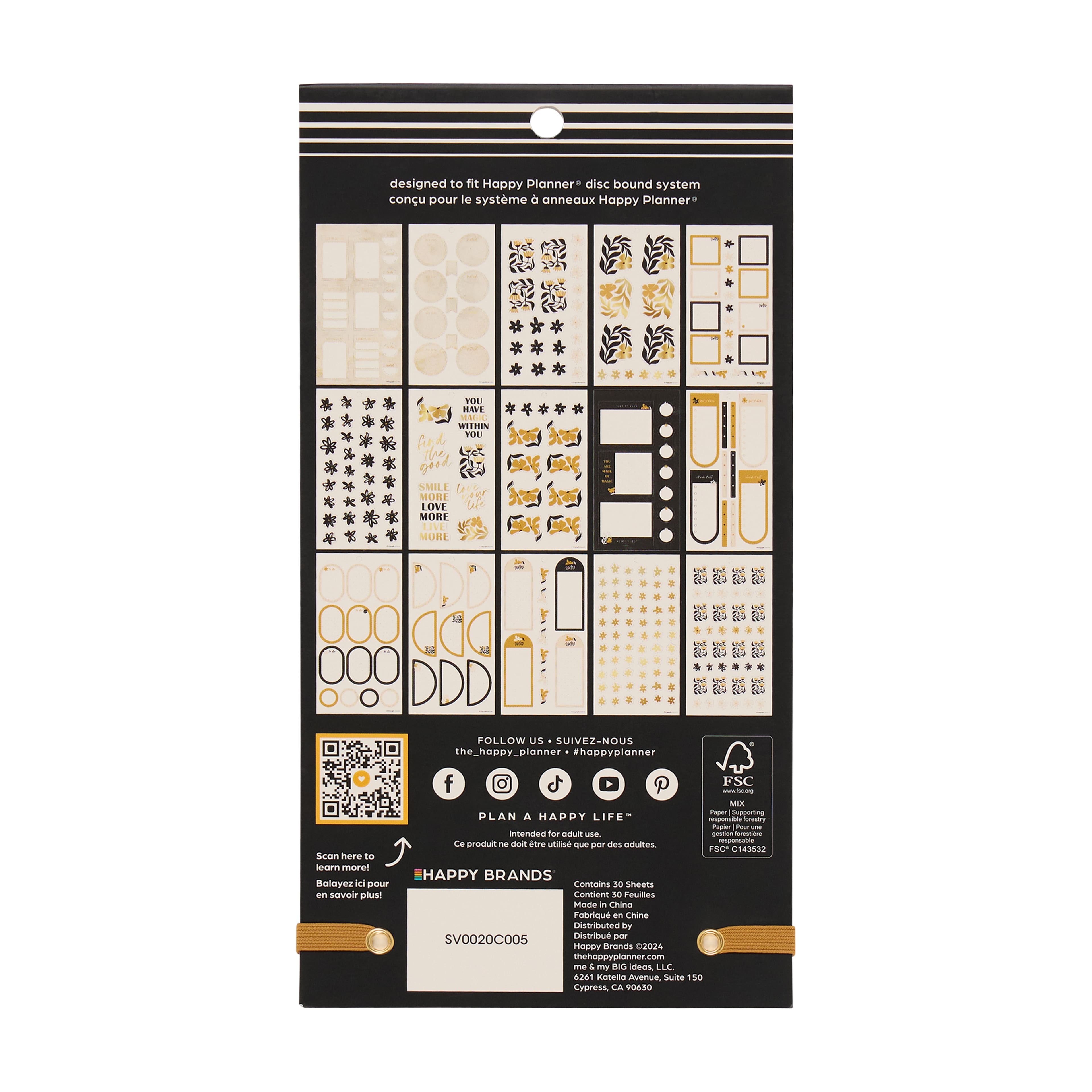 The Classic Happy Planner® Mod Sketches Stickers