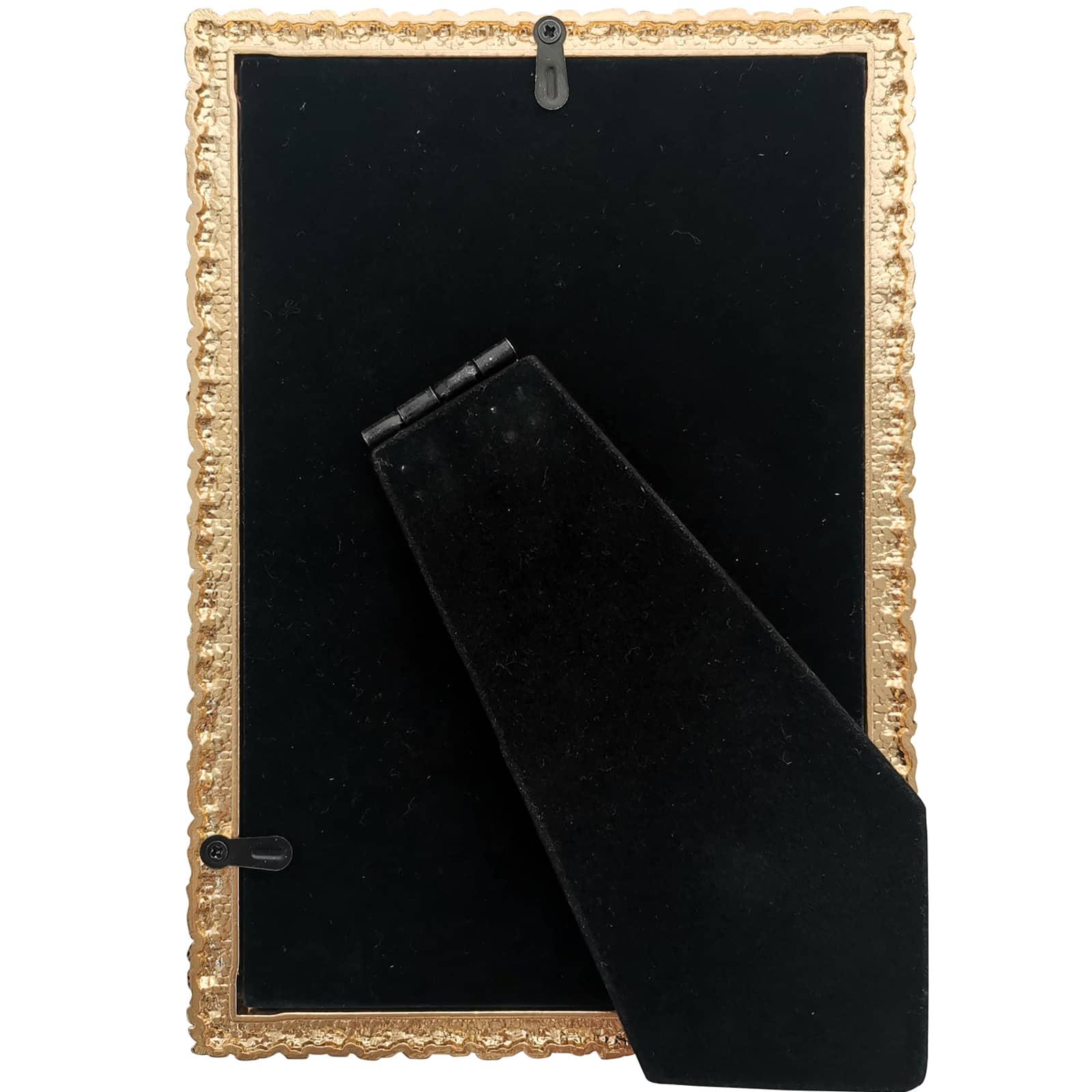 Expressions&#x2122; 4&#x22; x 6&#x22; Antique Gold Ornate Metal Tabletop Frame by Studio D&#xE9;cor&#xAE;