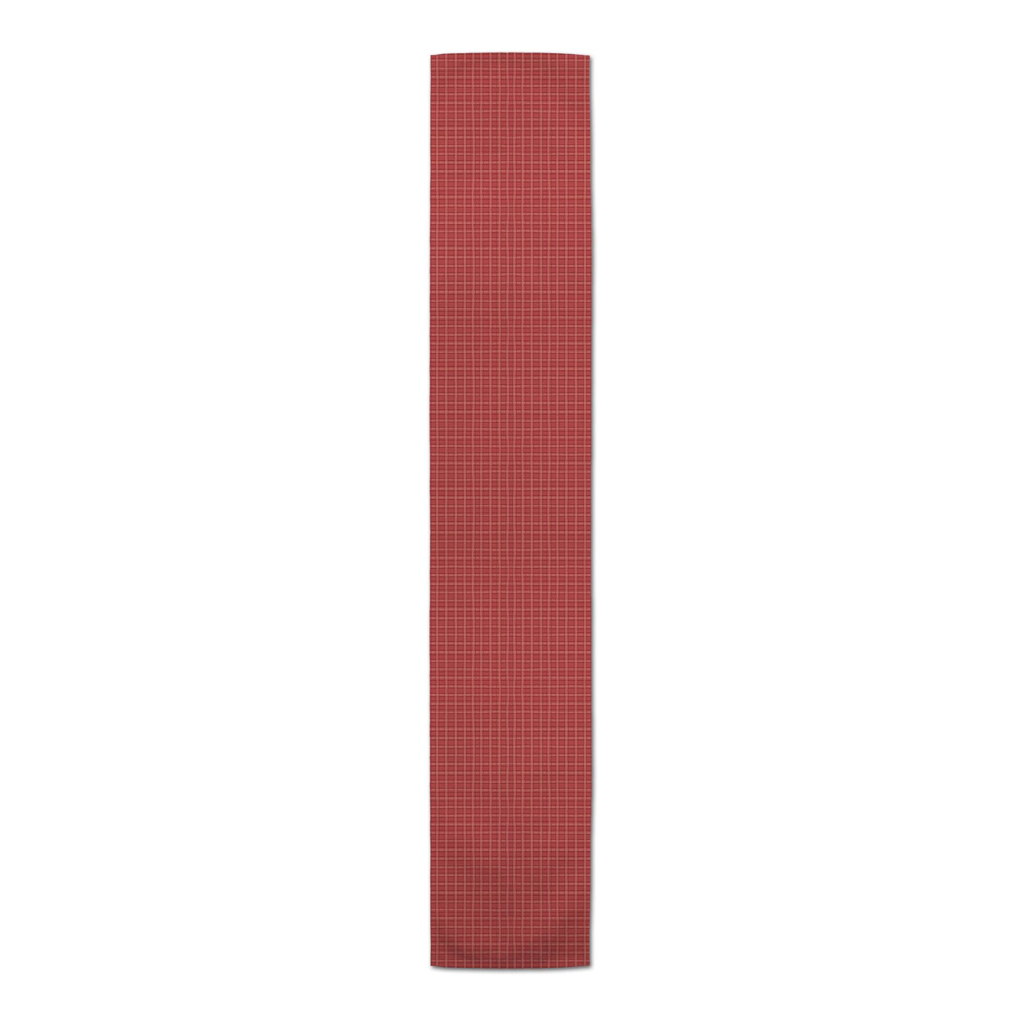 90&#x22; Christmas Quilt Pattern Poly Twill Table Runner