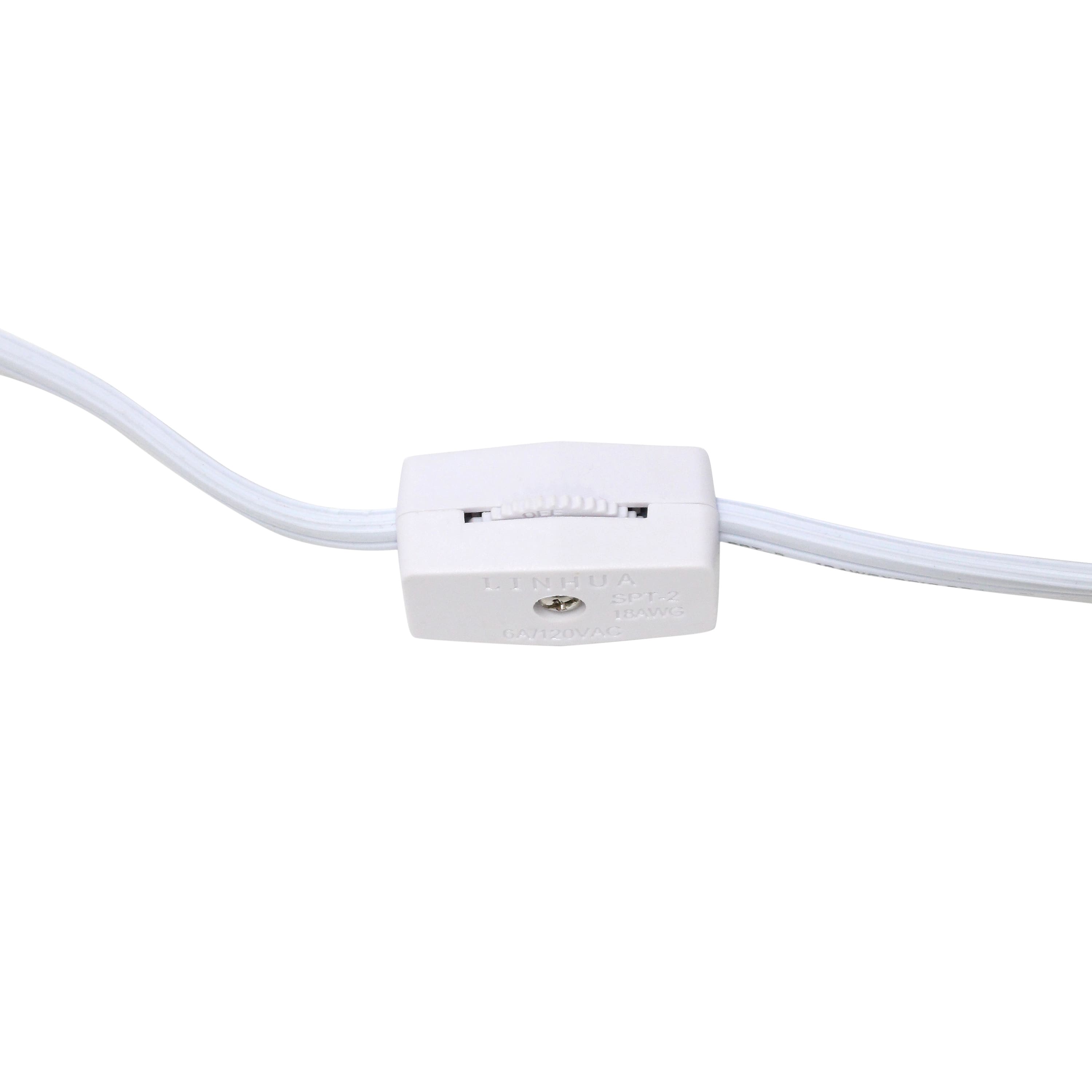 Simple Designs White Marbled Ceramic Table Lamp