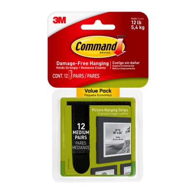 3M Command™ 12lb. Medium Picture Hanging Strips, 6ct.