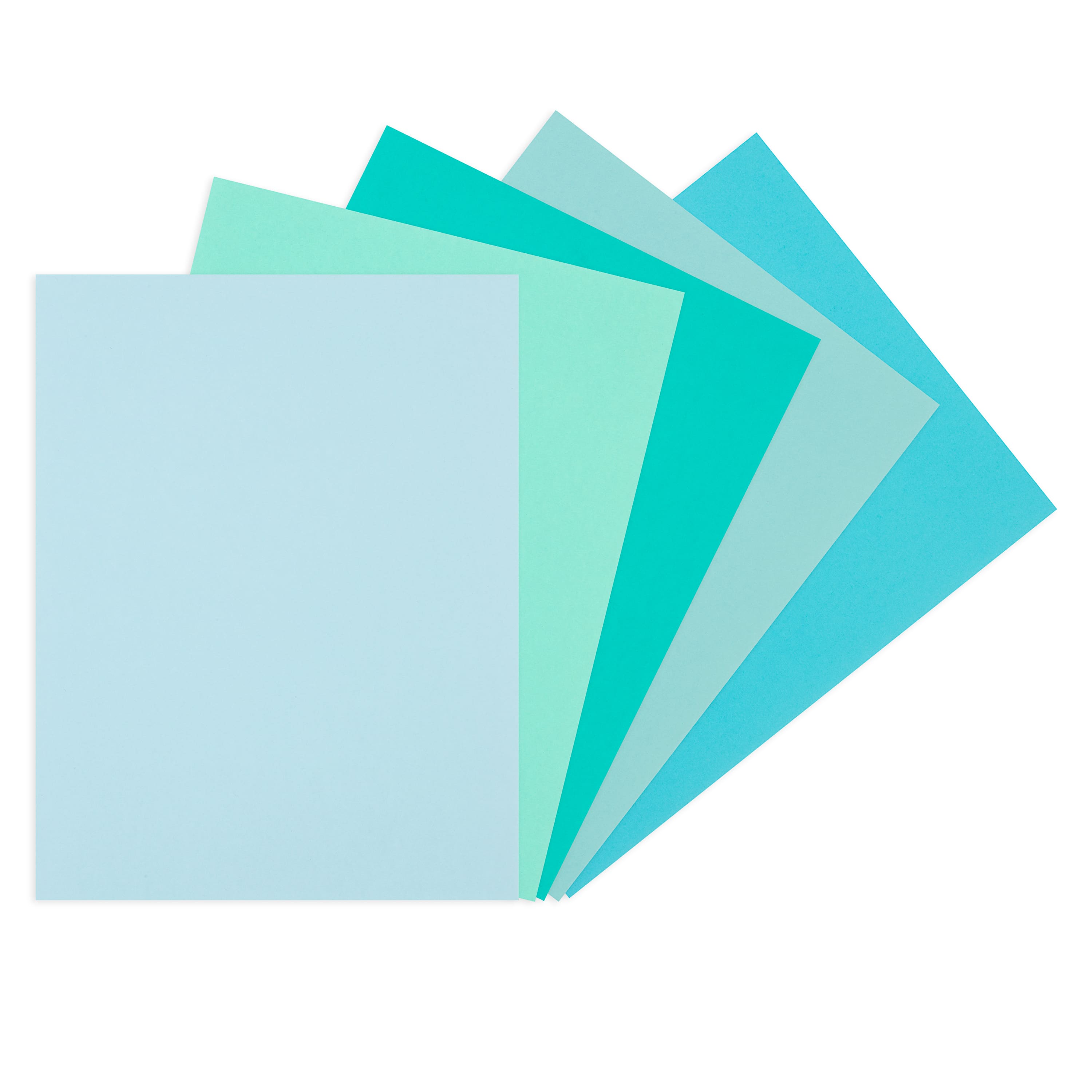 9 Packs: 50 ct. (450 total) Mint Hues 8.5" x 11" Cardstock Paper by Recollections™