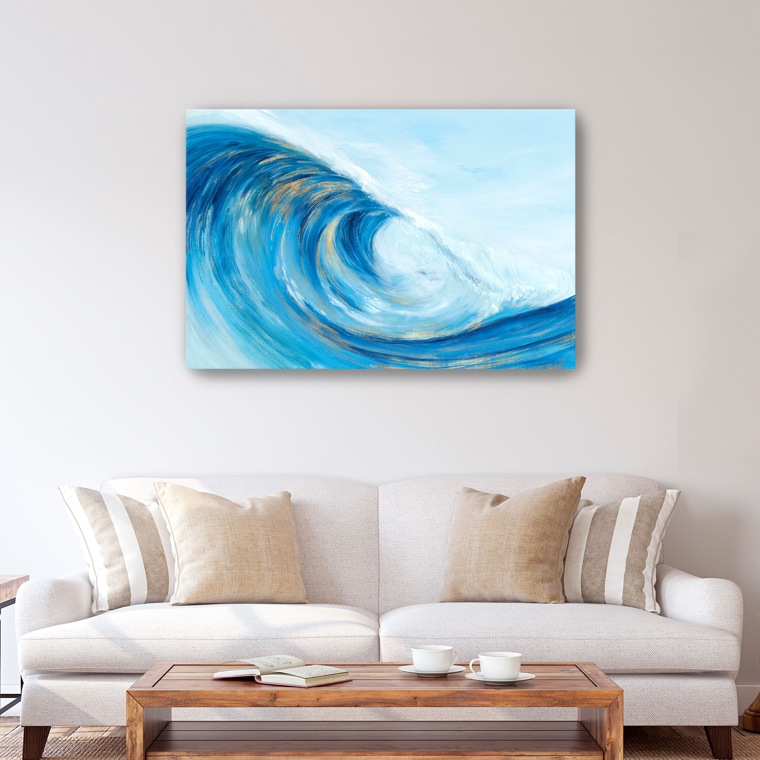 Lumaprints Wave Curl I Canvas Giclée