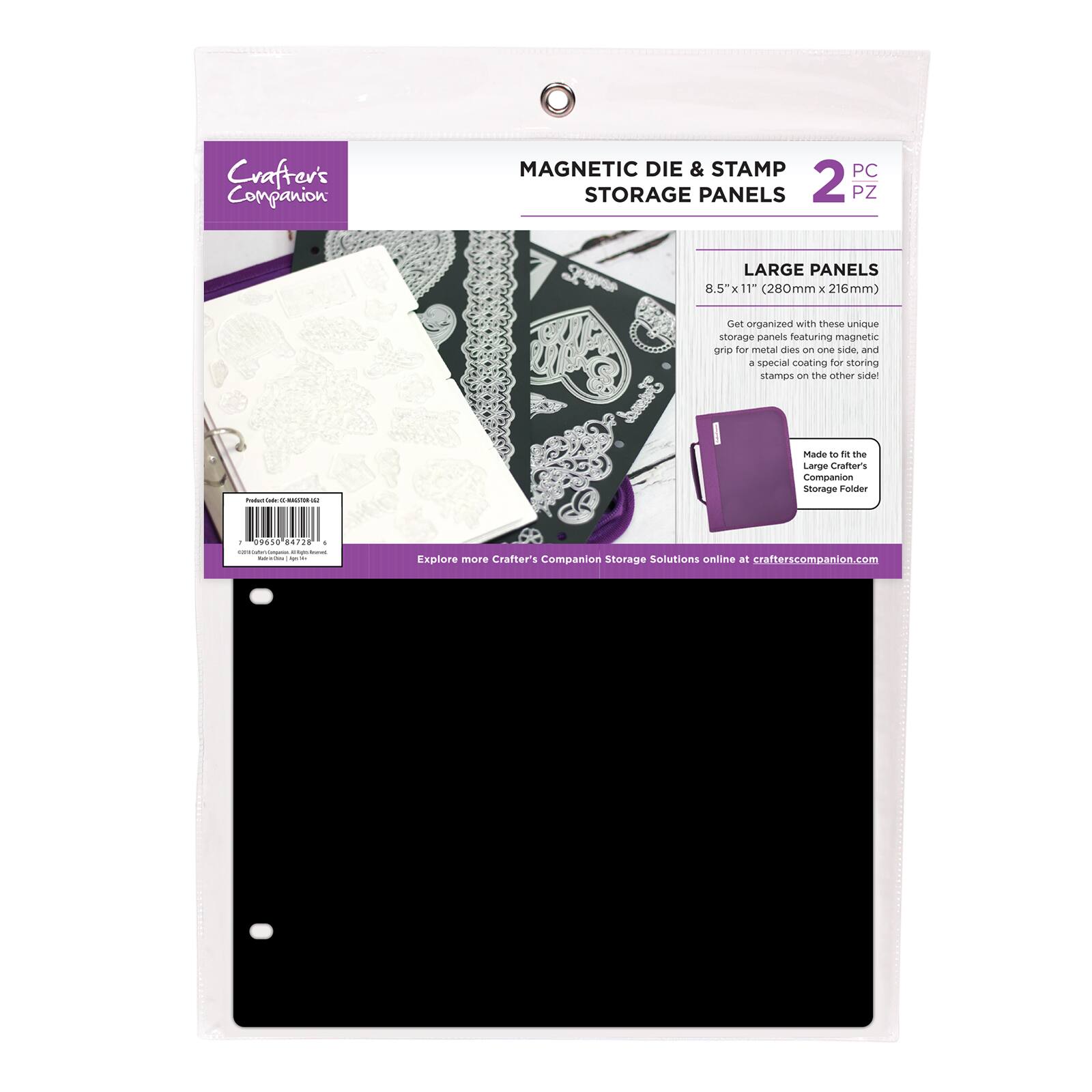 Crafters Companion Magnetic Die &#x26; Stamp Storage Set