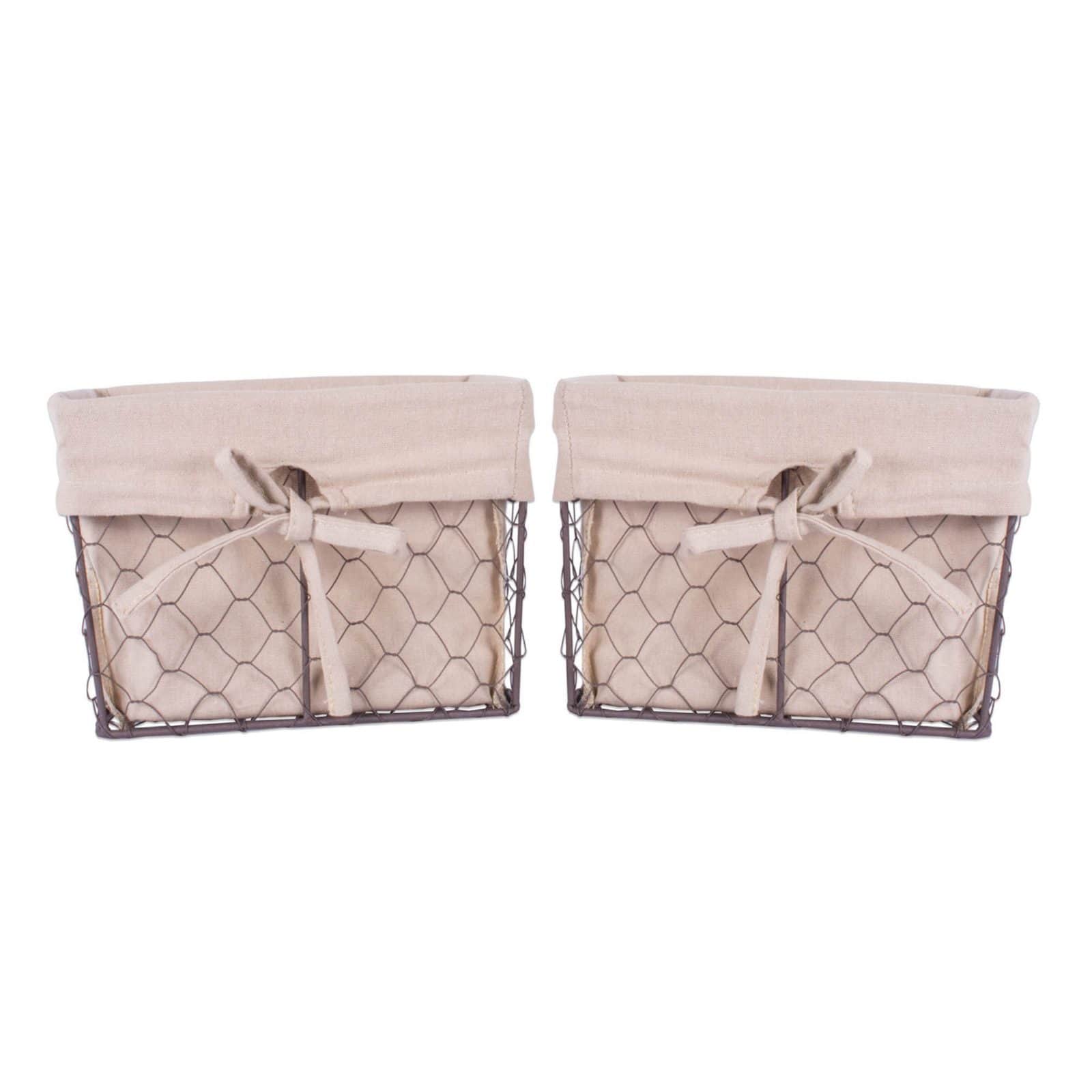 DII® Medium Chicken Wire Baskets, 2ct.