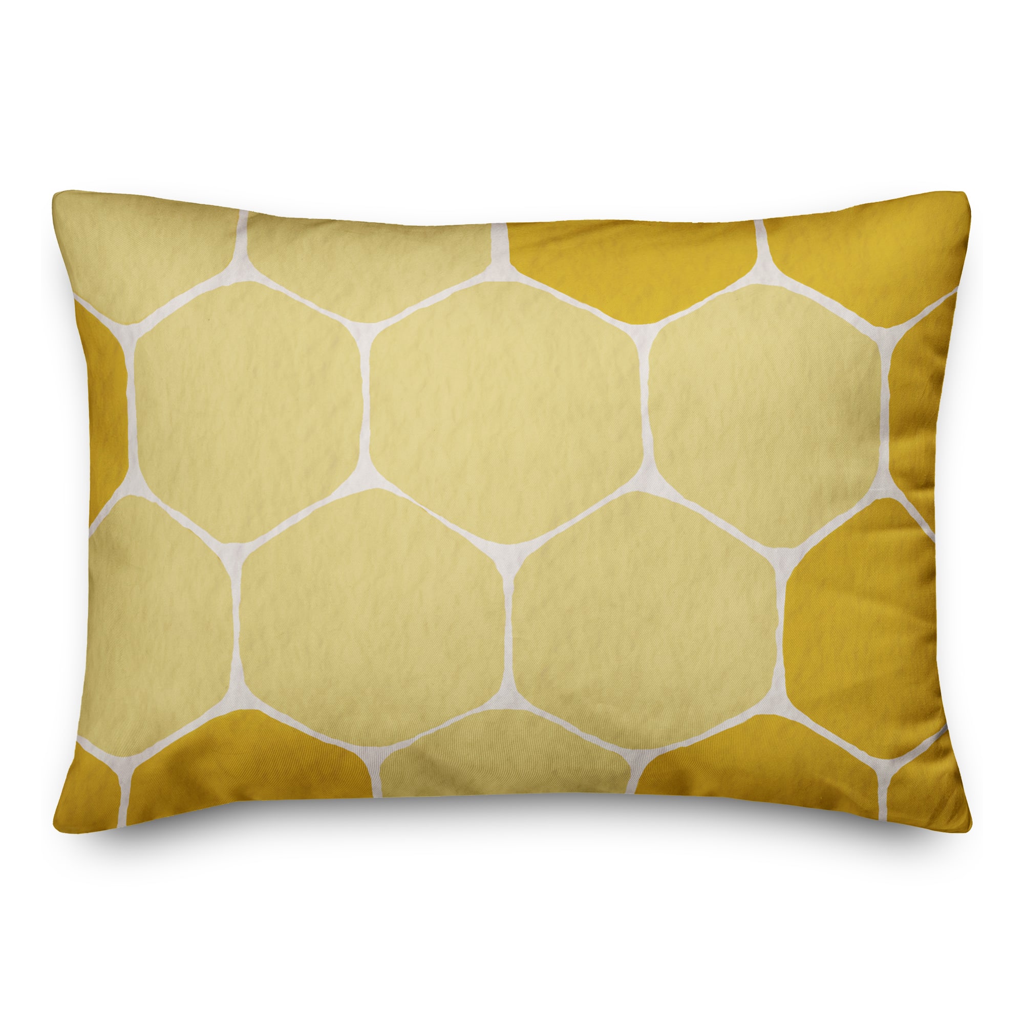 Simple Honeycomb 14&#x22; x 20&#x22; Throw Pillow