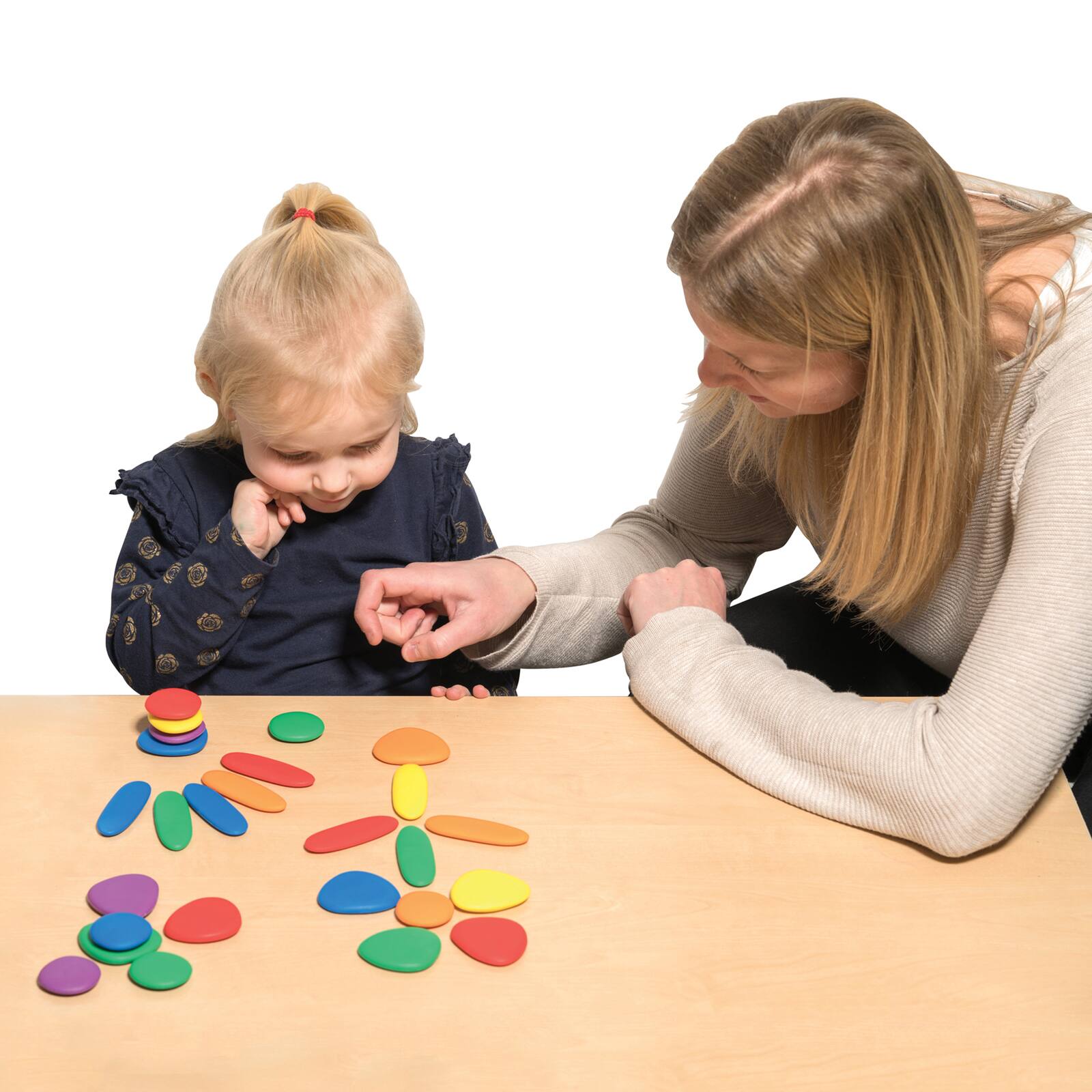 Edx Education&#xAE; Junior Rainbow Pebbles&#xAE; Activity Set