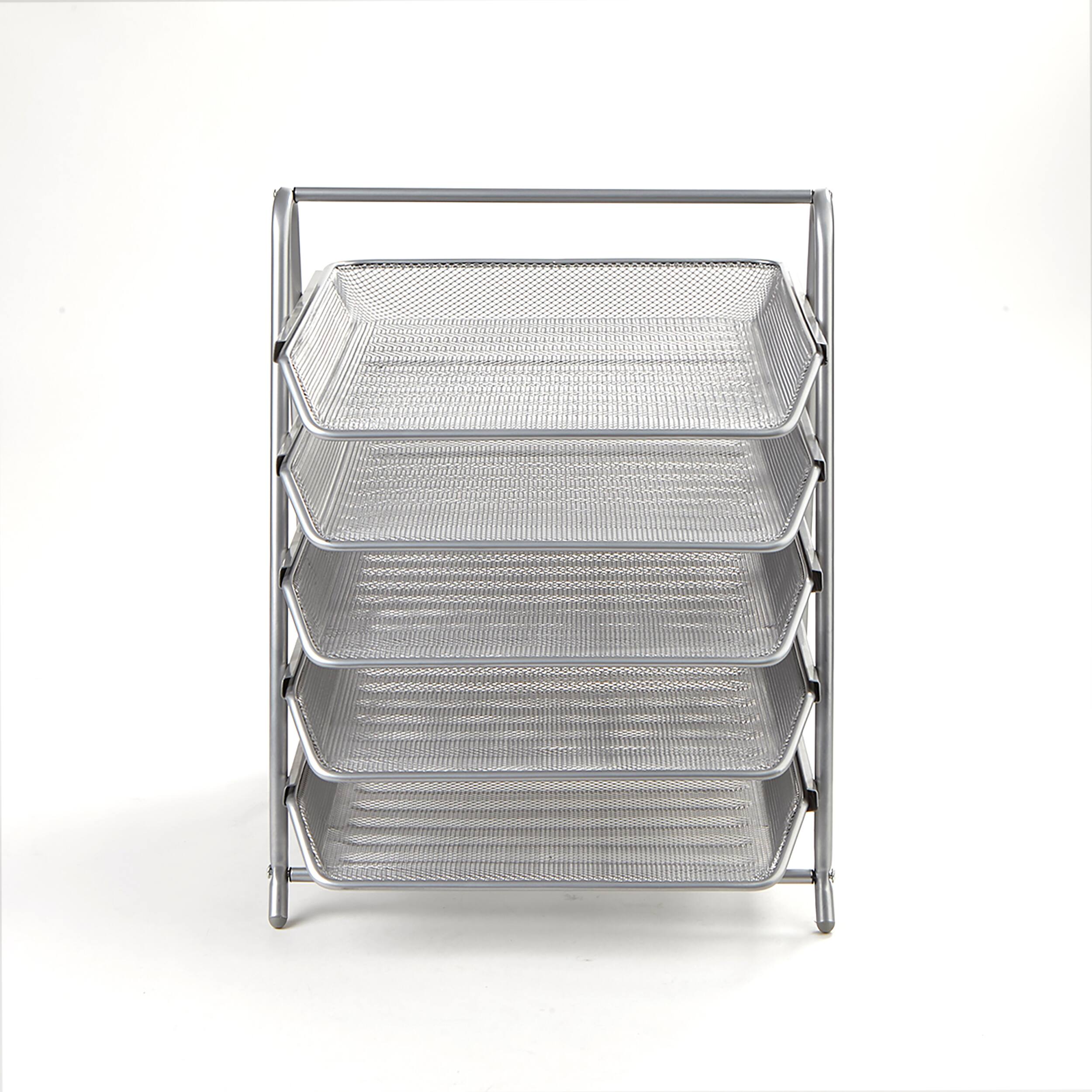 Mind Reader Desk Organizer with 5 Sliding Trays