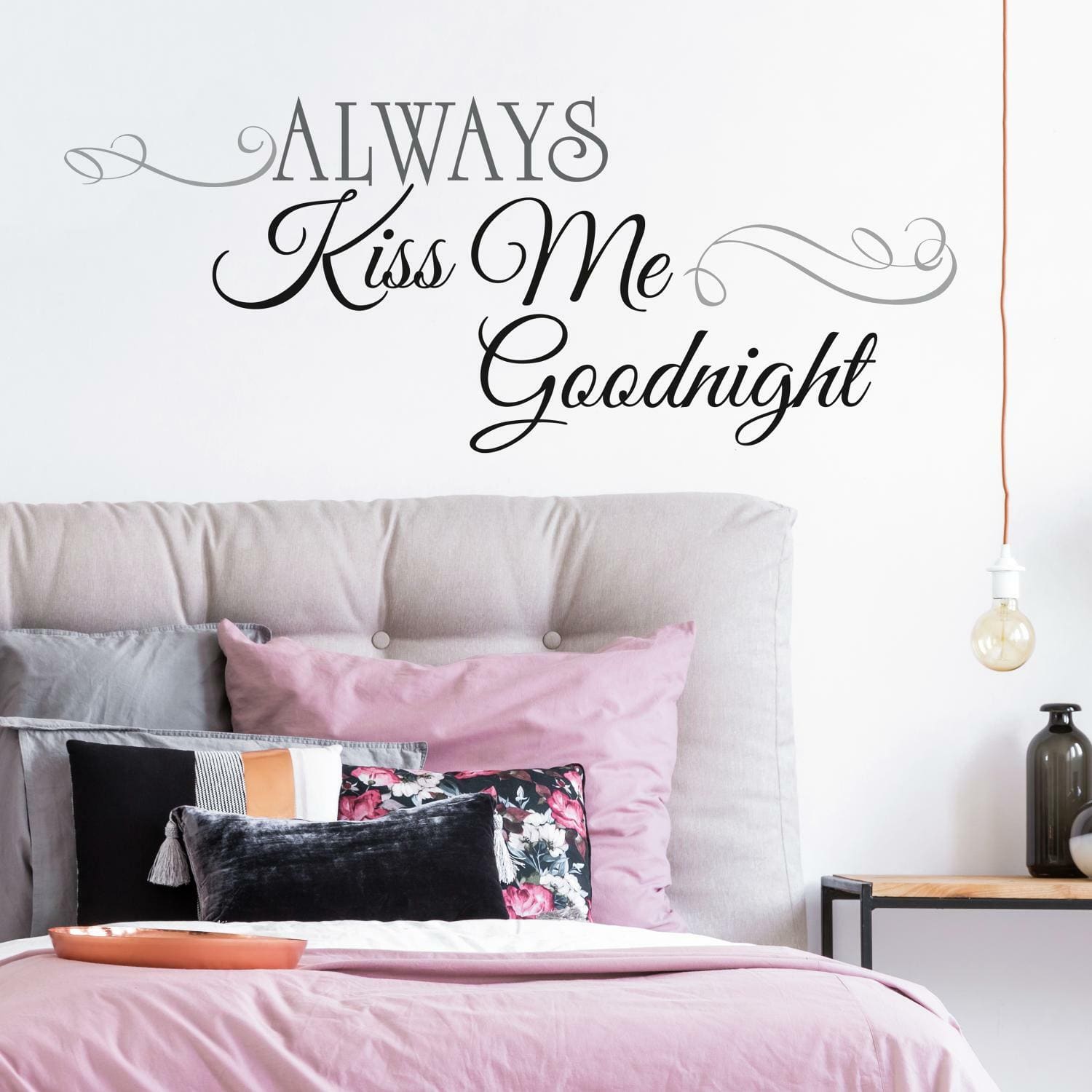 RoomMates Always Kiss Me Goodnight Peel &#x26; Stick Wall Decals