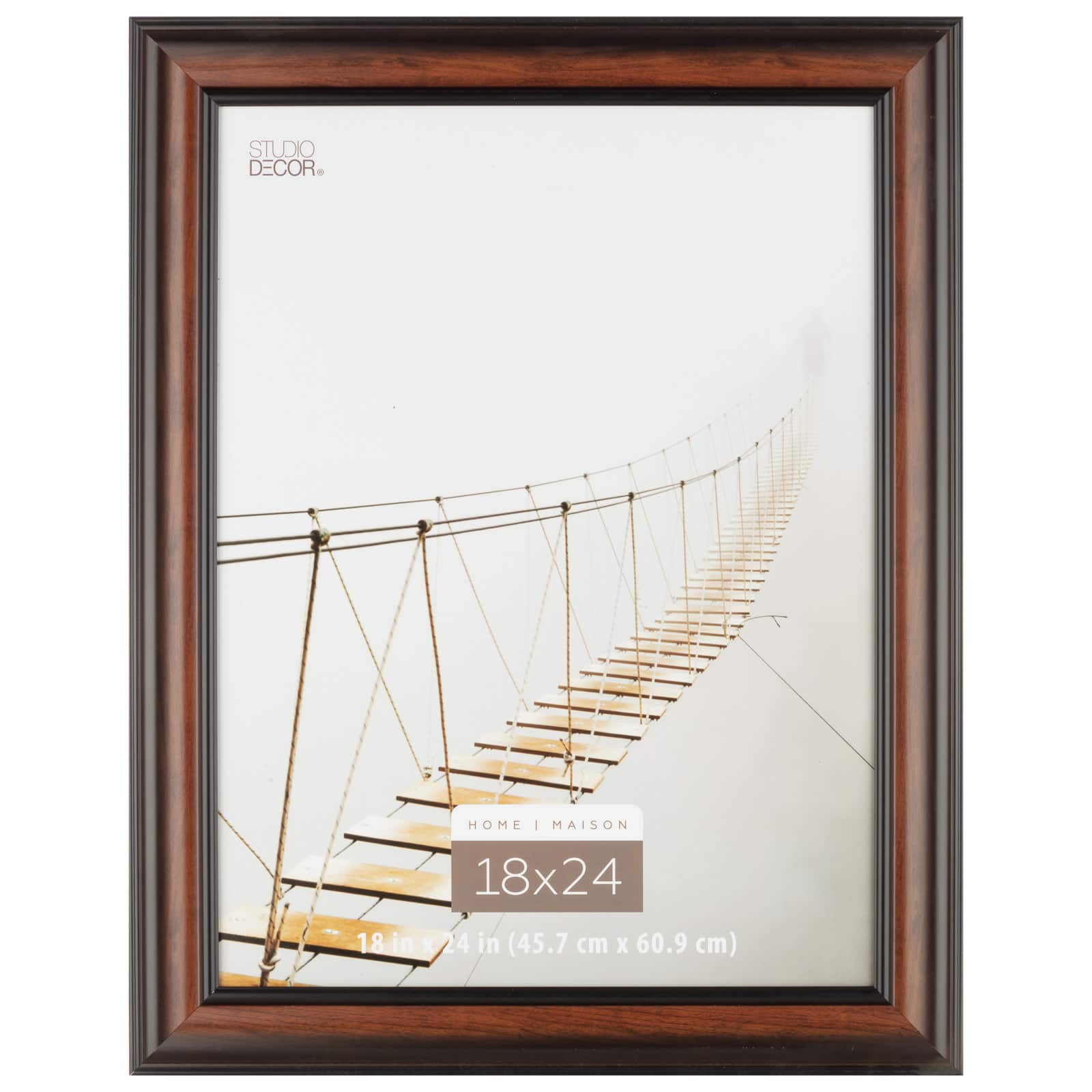 Home Brown & Black Wood Grain Frame by Studio Décor®